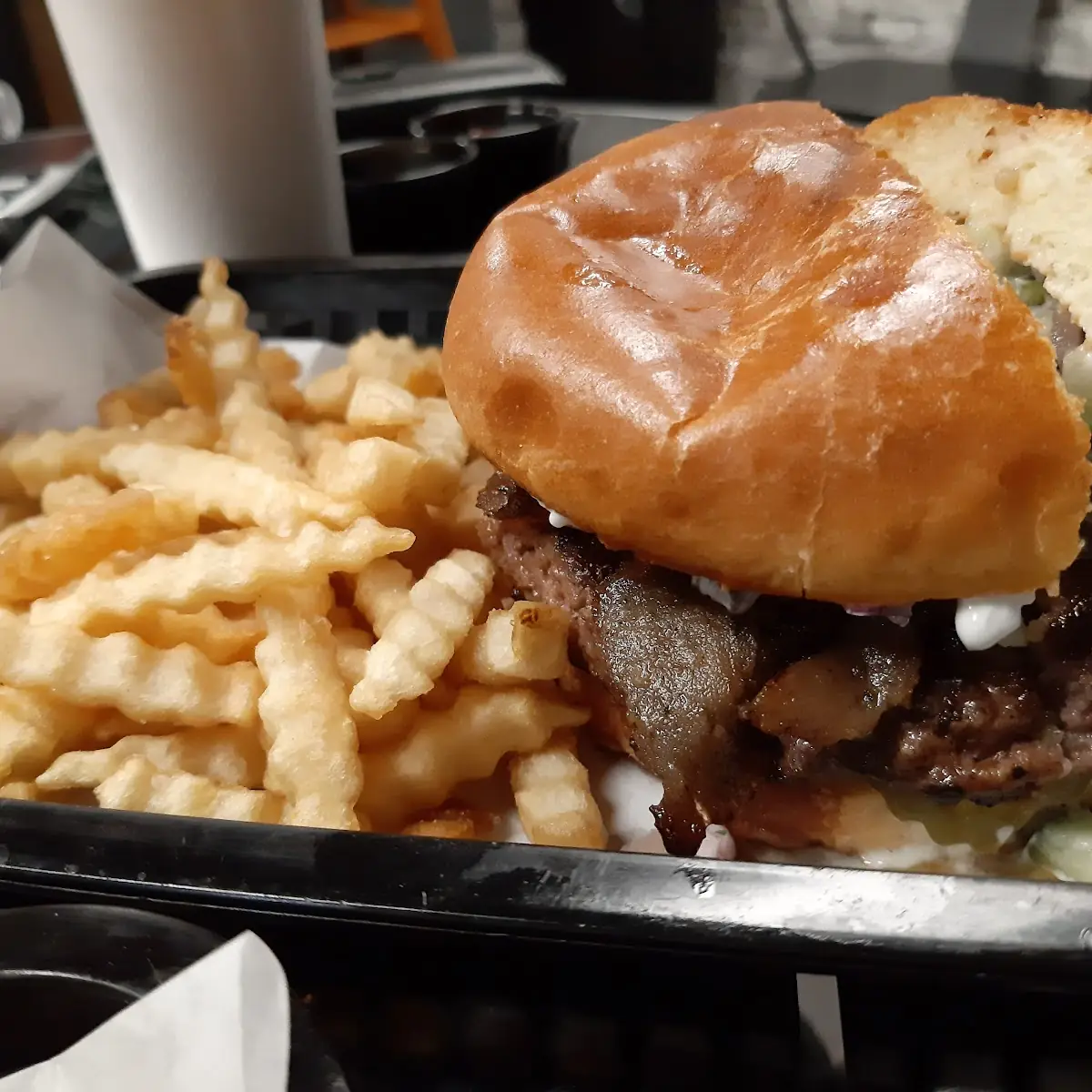 Mushroom Swiss Burger