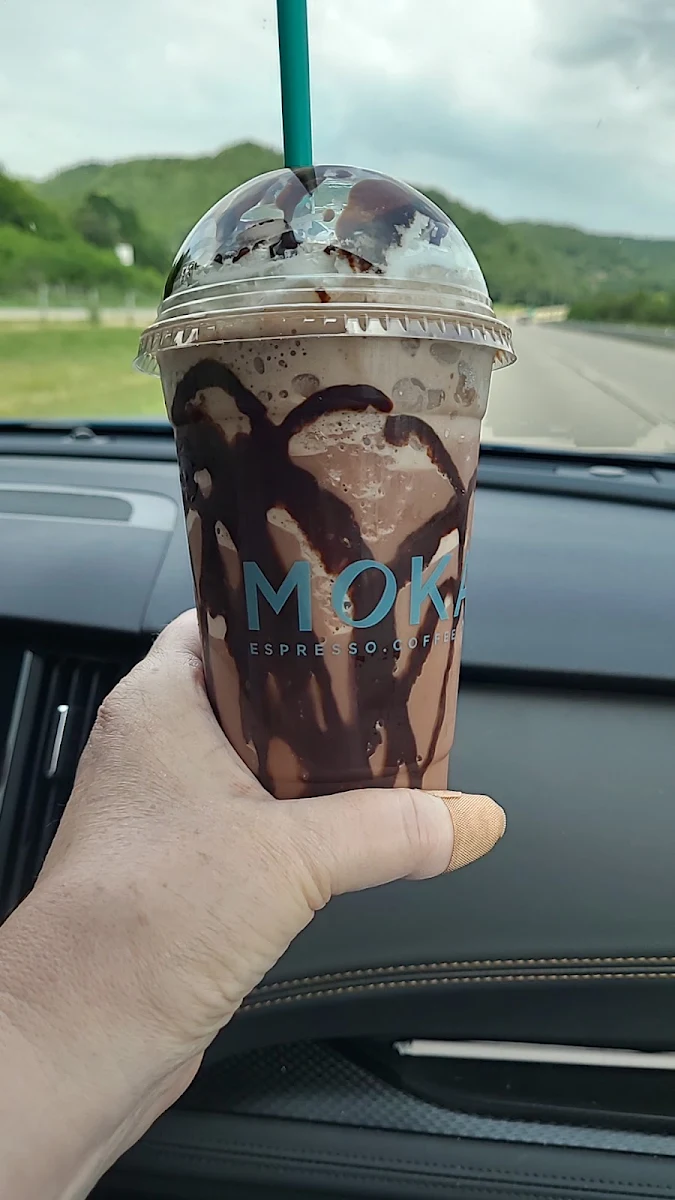 Blended Mocha w drk Choc Raspberry
