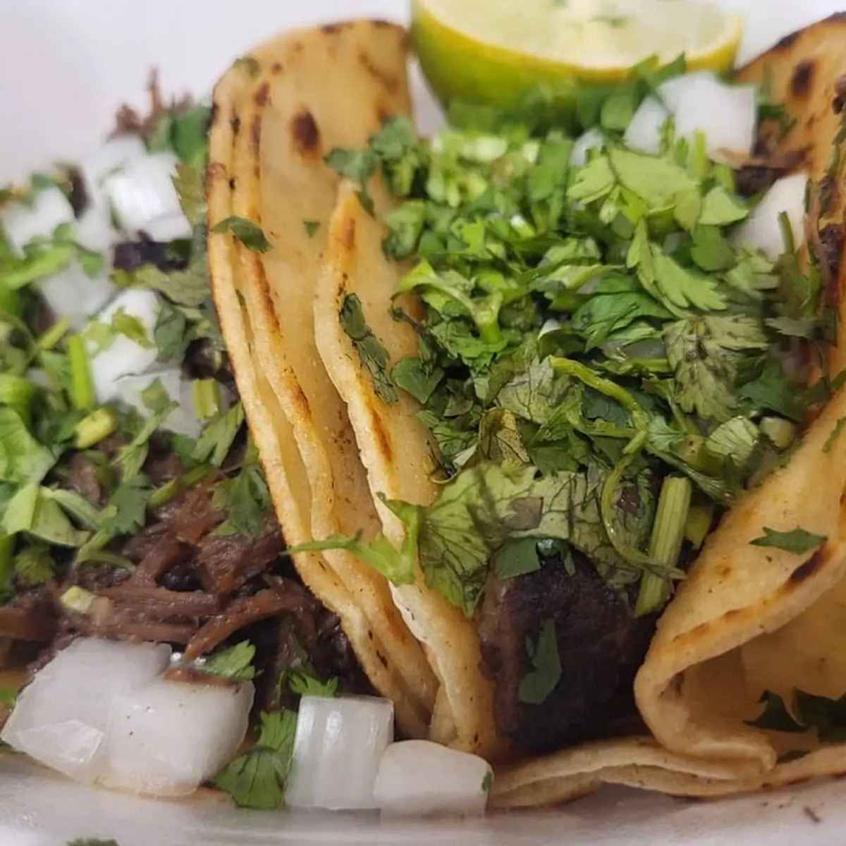 El Pastor Taco's with Salsa Verde Chaser