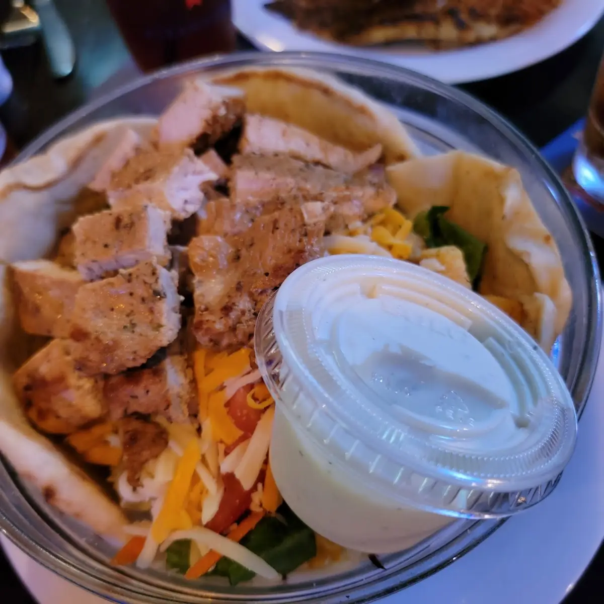 French Quarter Salad with Home Made Ranch Dressing