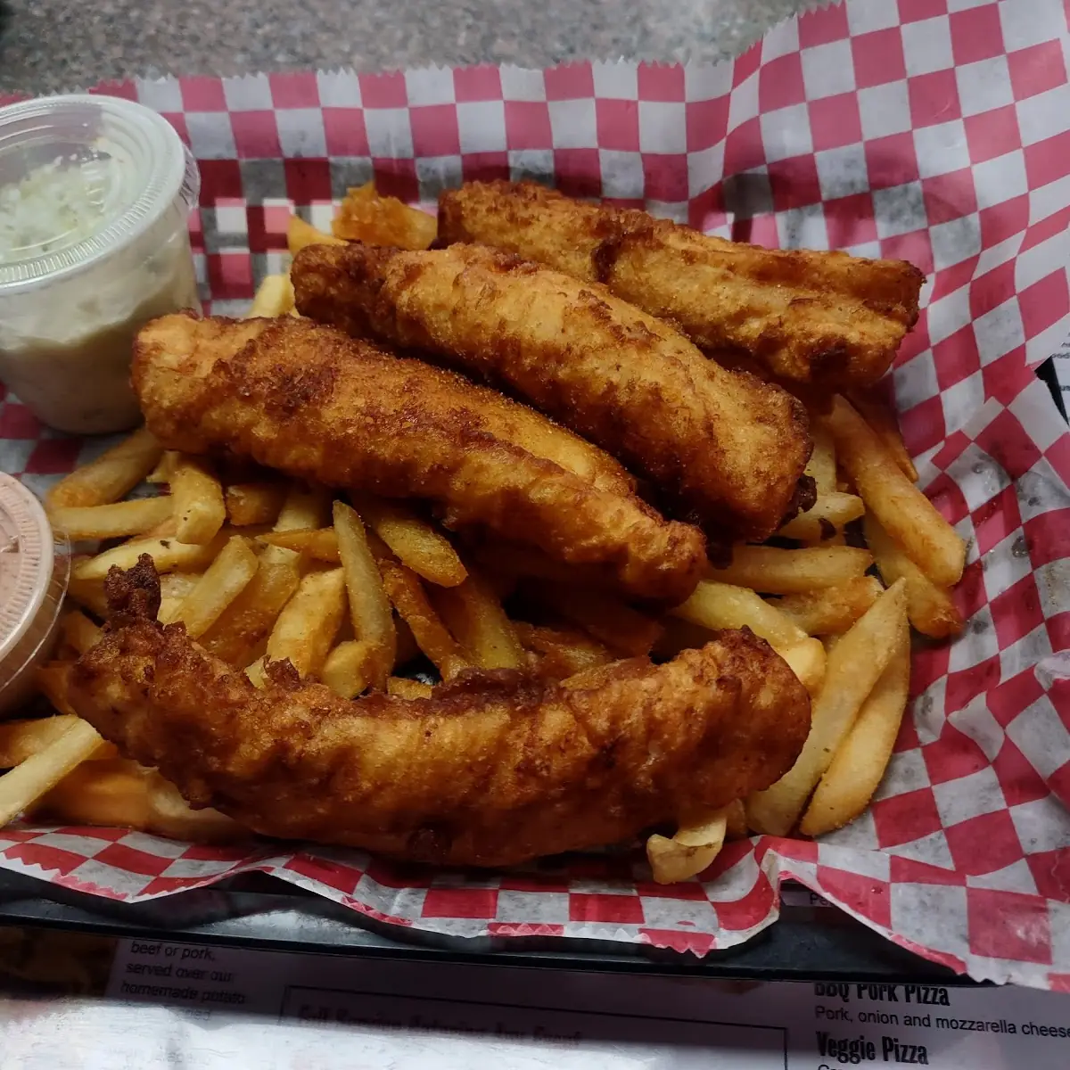 Fish N' Chips Coleslaw Beverage
