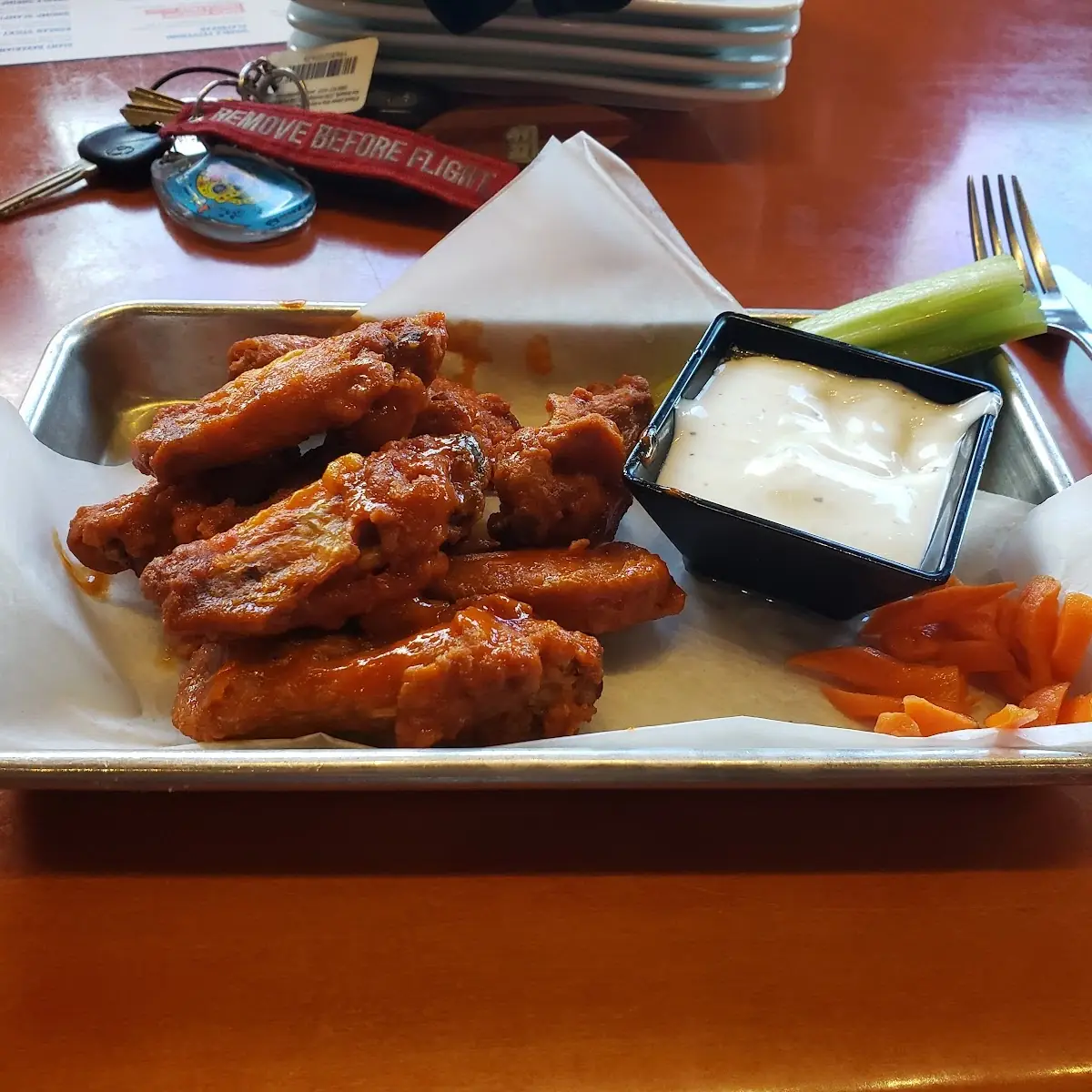 Buffalo Wings and Fries