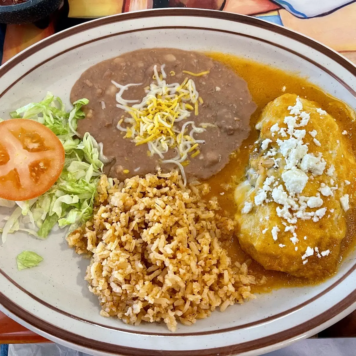 Cheese Enchilada & Chili Relleno