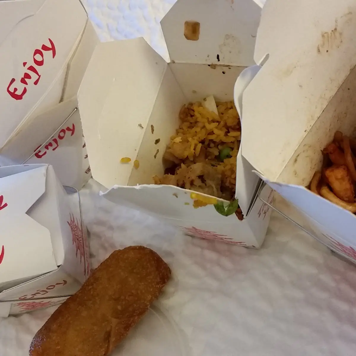 Fried Rice Shrimp Lo Mein
