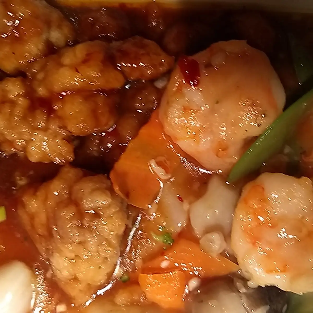 Shrimp with Pea Pods