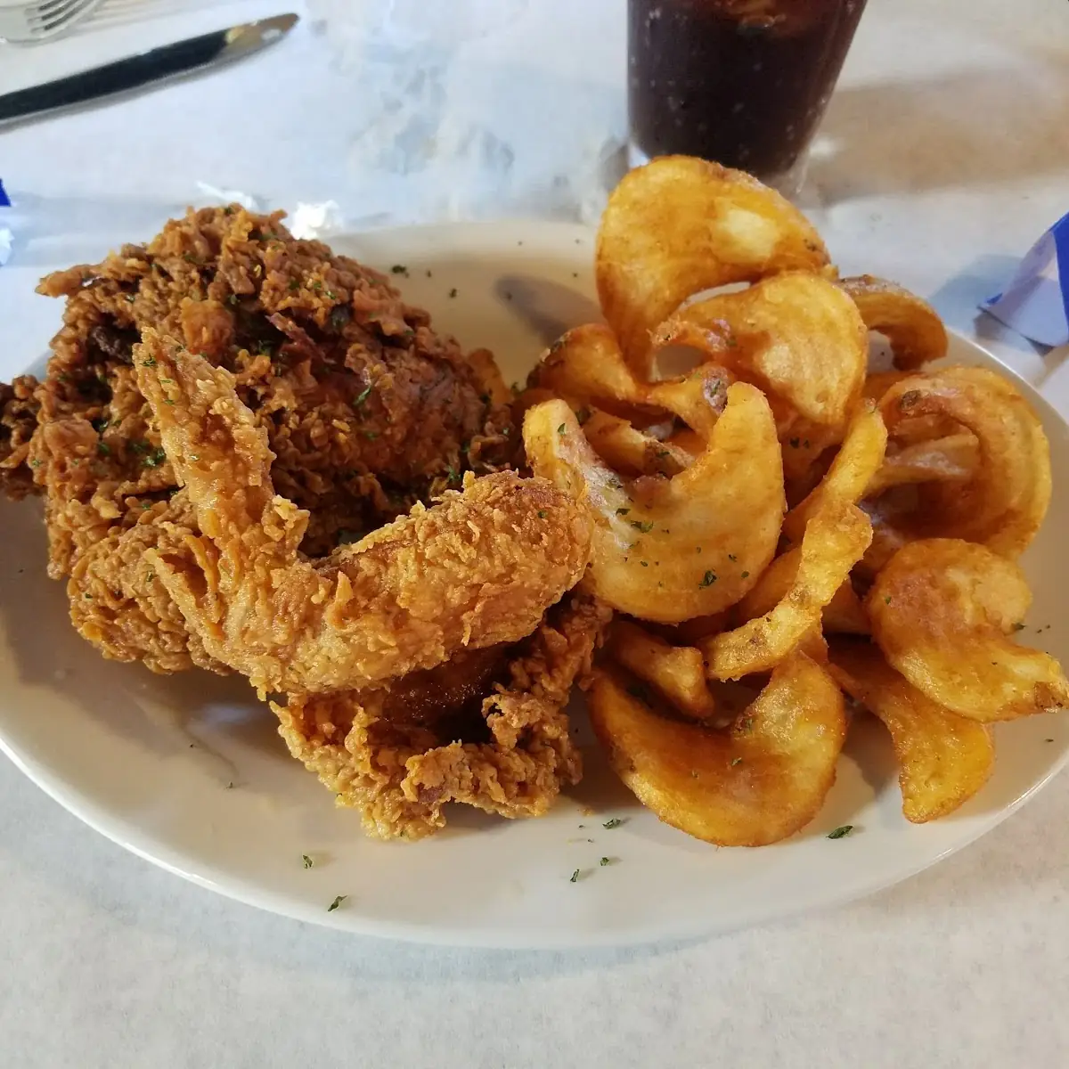 Sweet Tea Brined Fried Chicken