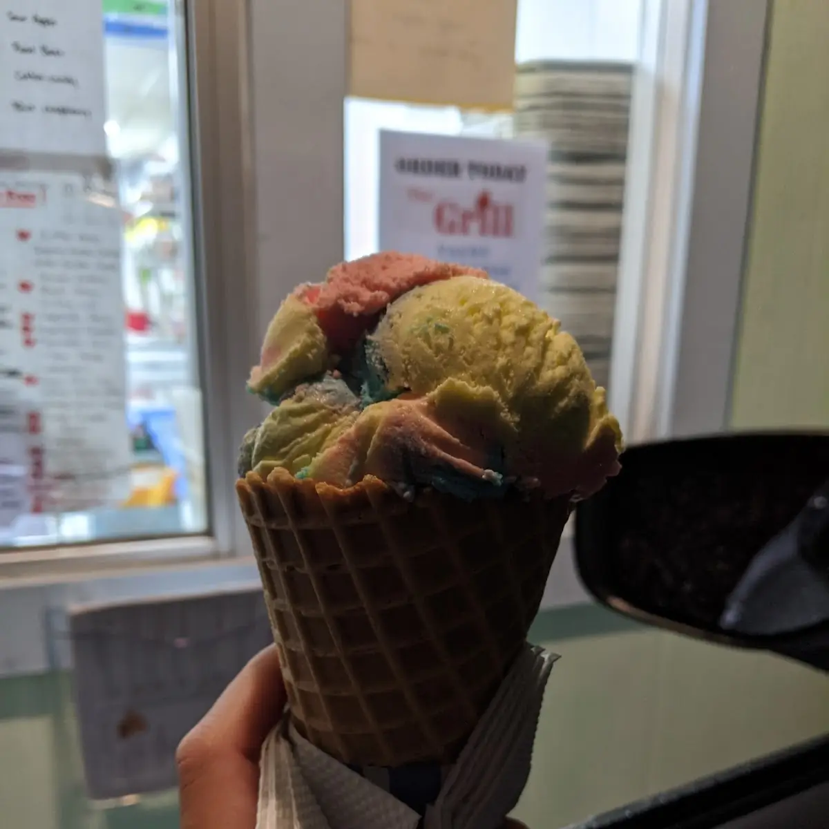 Crazy Vanilla Ice Cream Cone