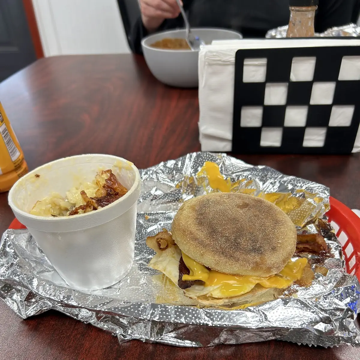 Bacon Egg and Cheese Muffin