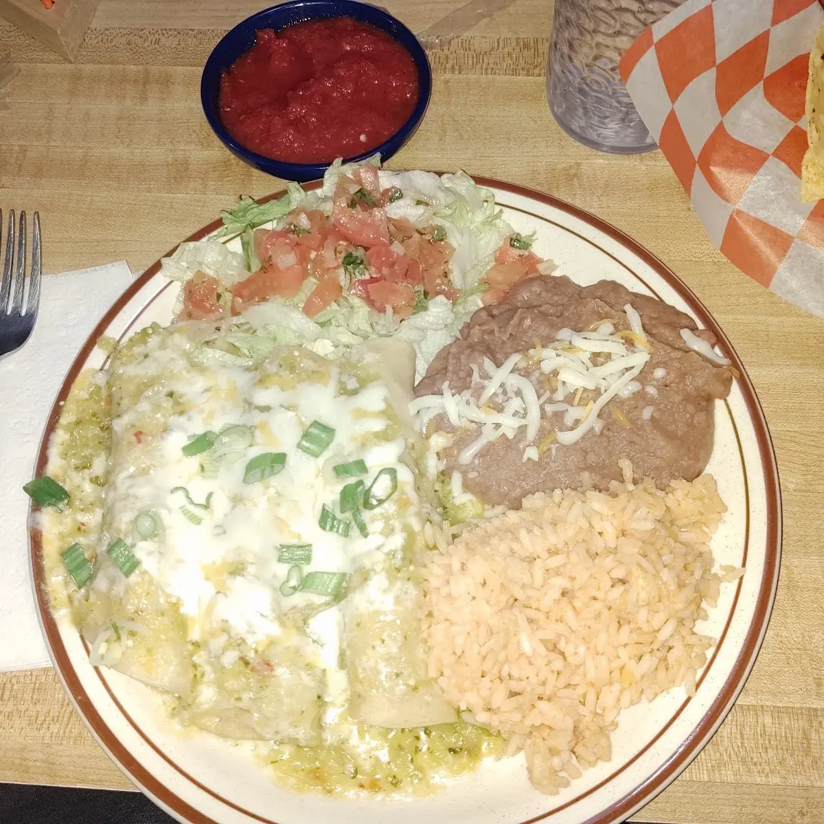 Enchiladas Verdes
