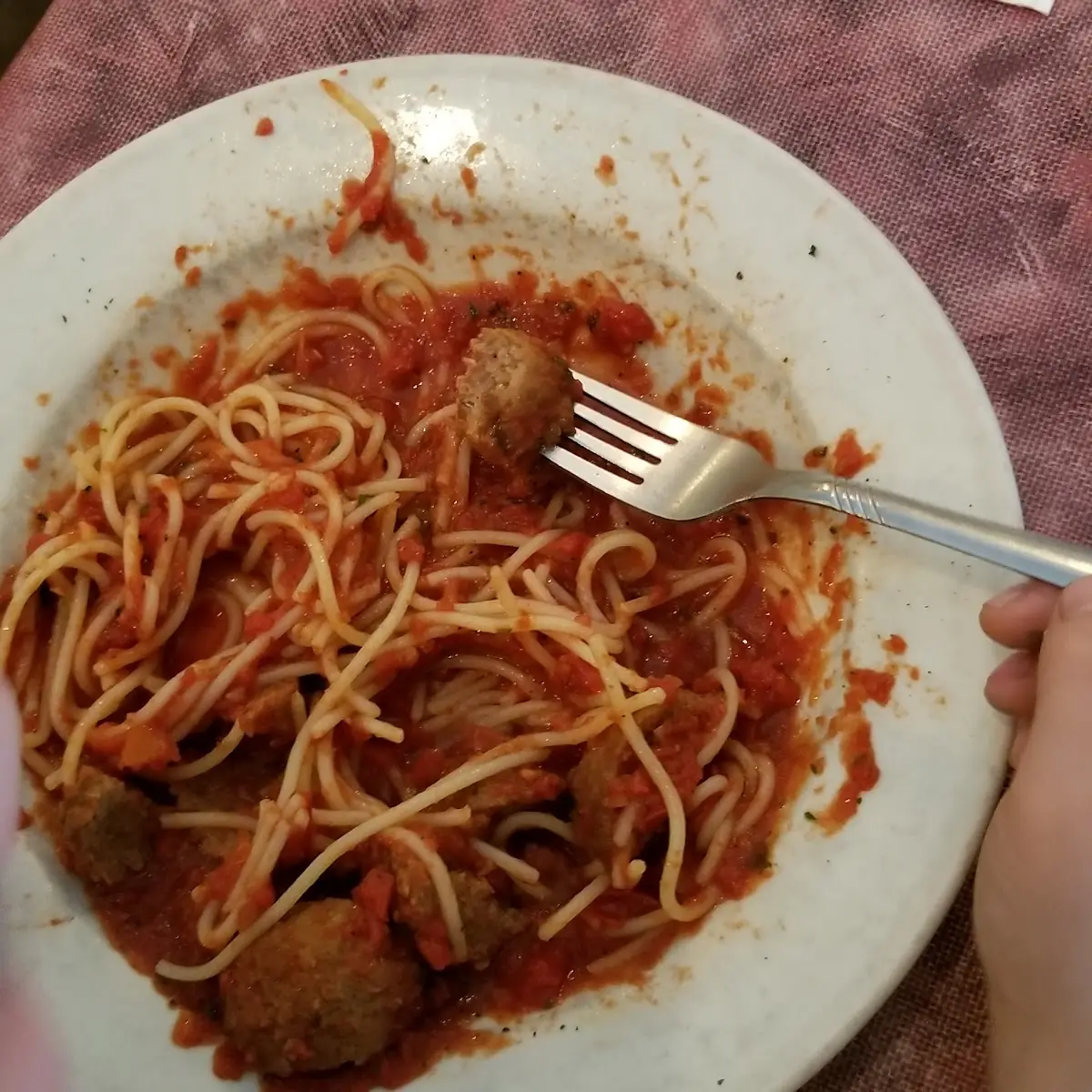 Kids Spaghetti and Meatballs