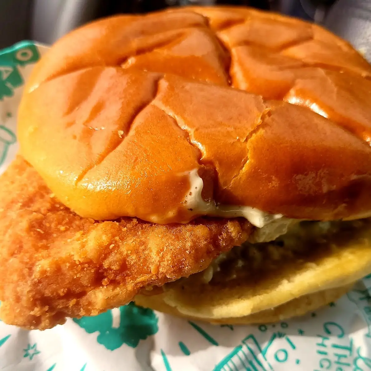 Flounder Fish Sandwich