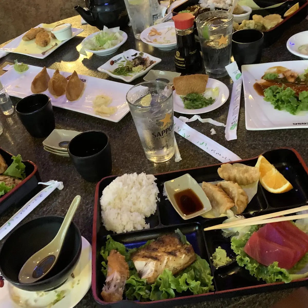 Saba and Tuna Sashimi