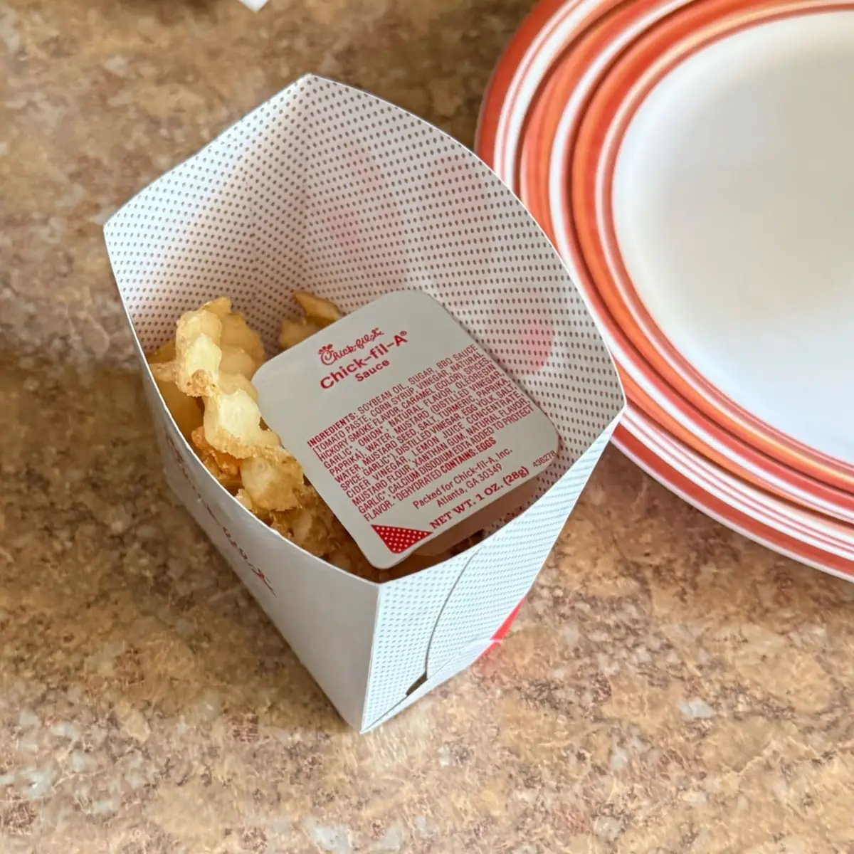 Chick-Fil-A Sauce Flavored Waffle Potato Chips