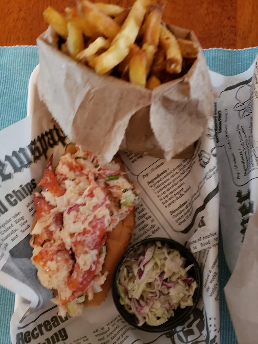 Lobster Roll and Fries