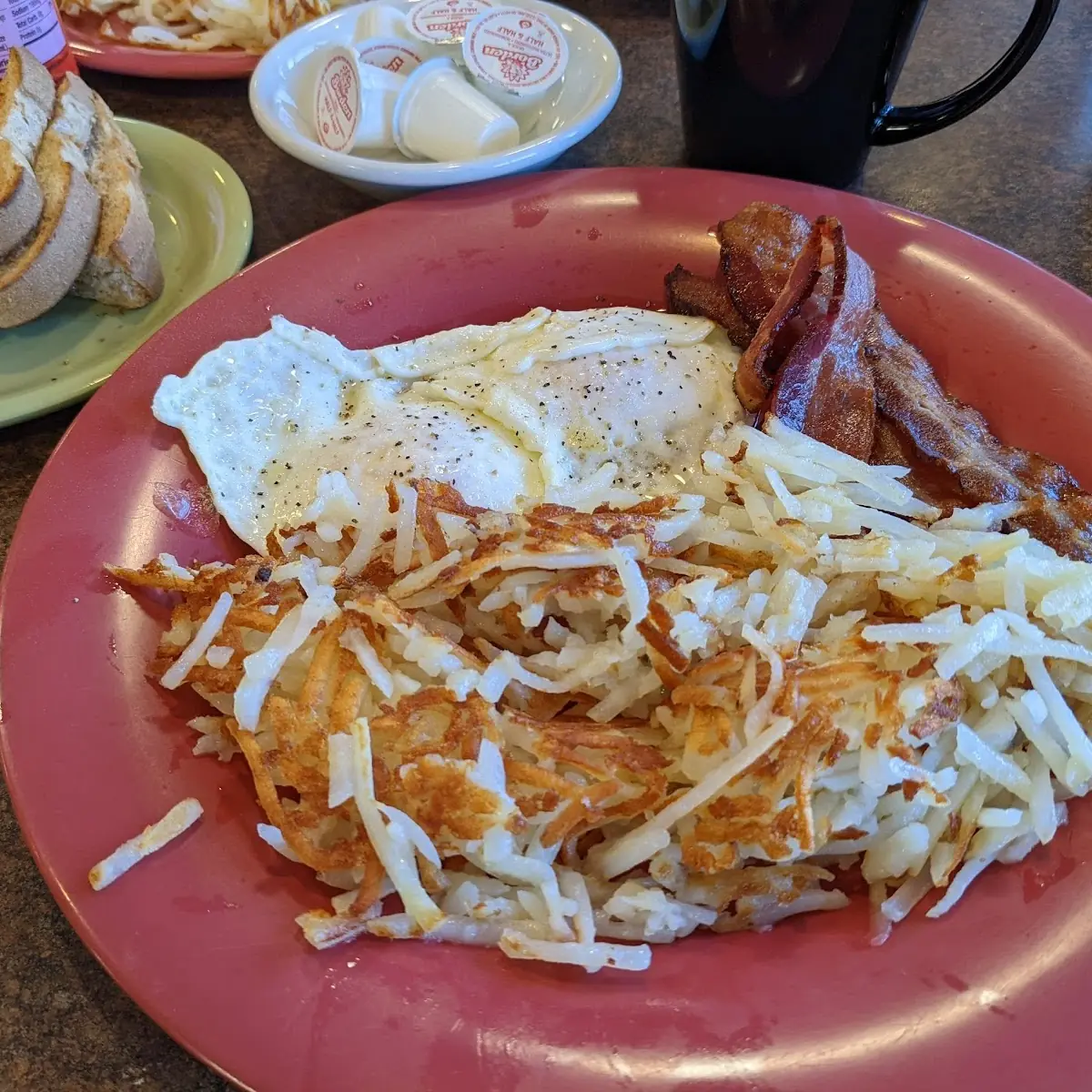 Eggs Benedict with Hash Browns