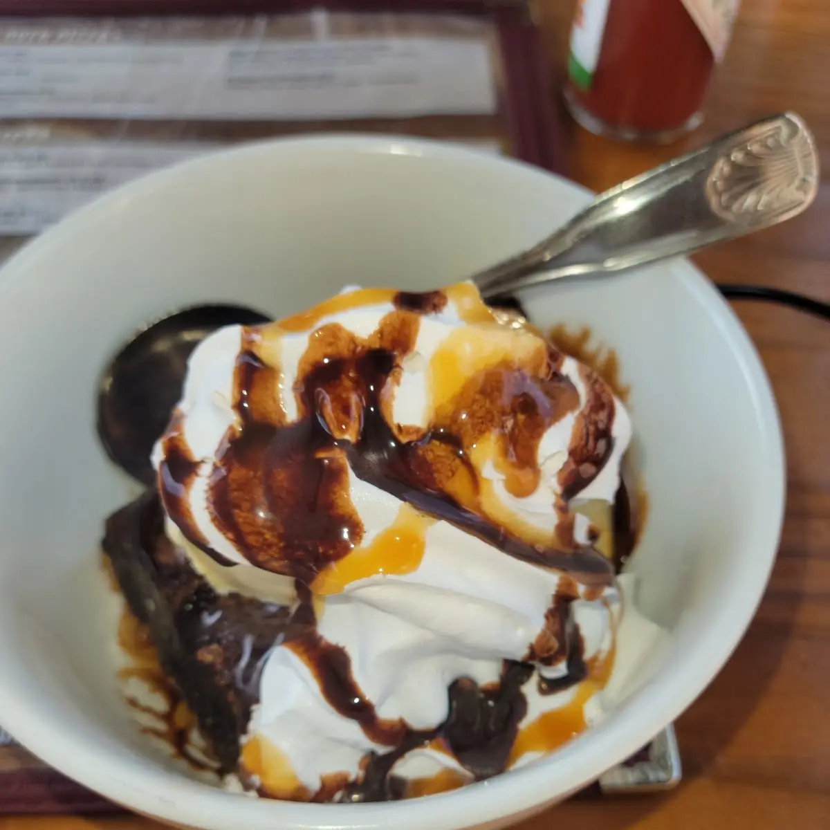 Hot Brownie Sundae