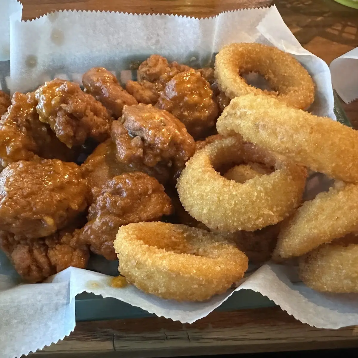 Chicken Fingers Onion Rings