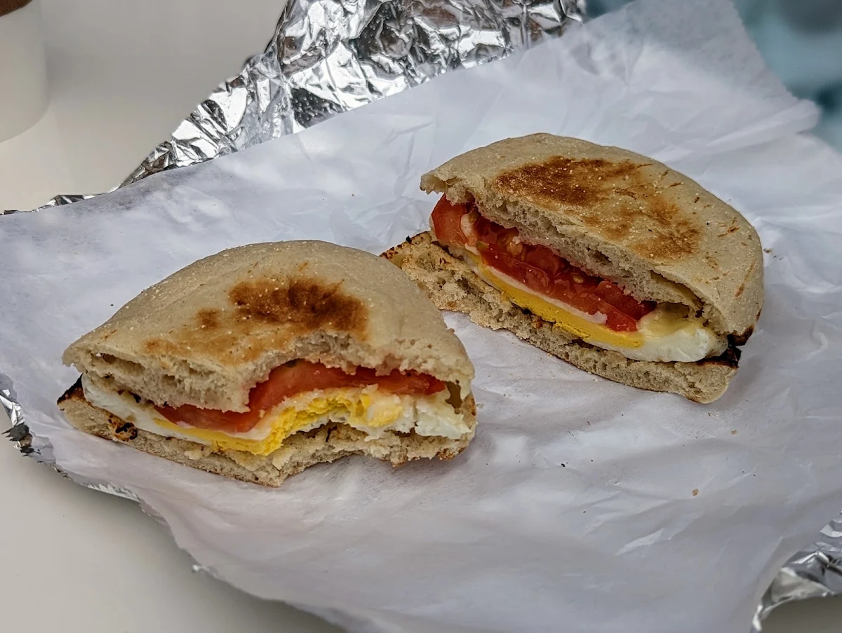 Egg Cheese Tomato on English Muffin