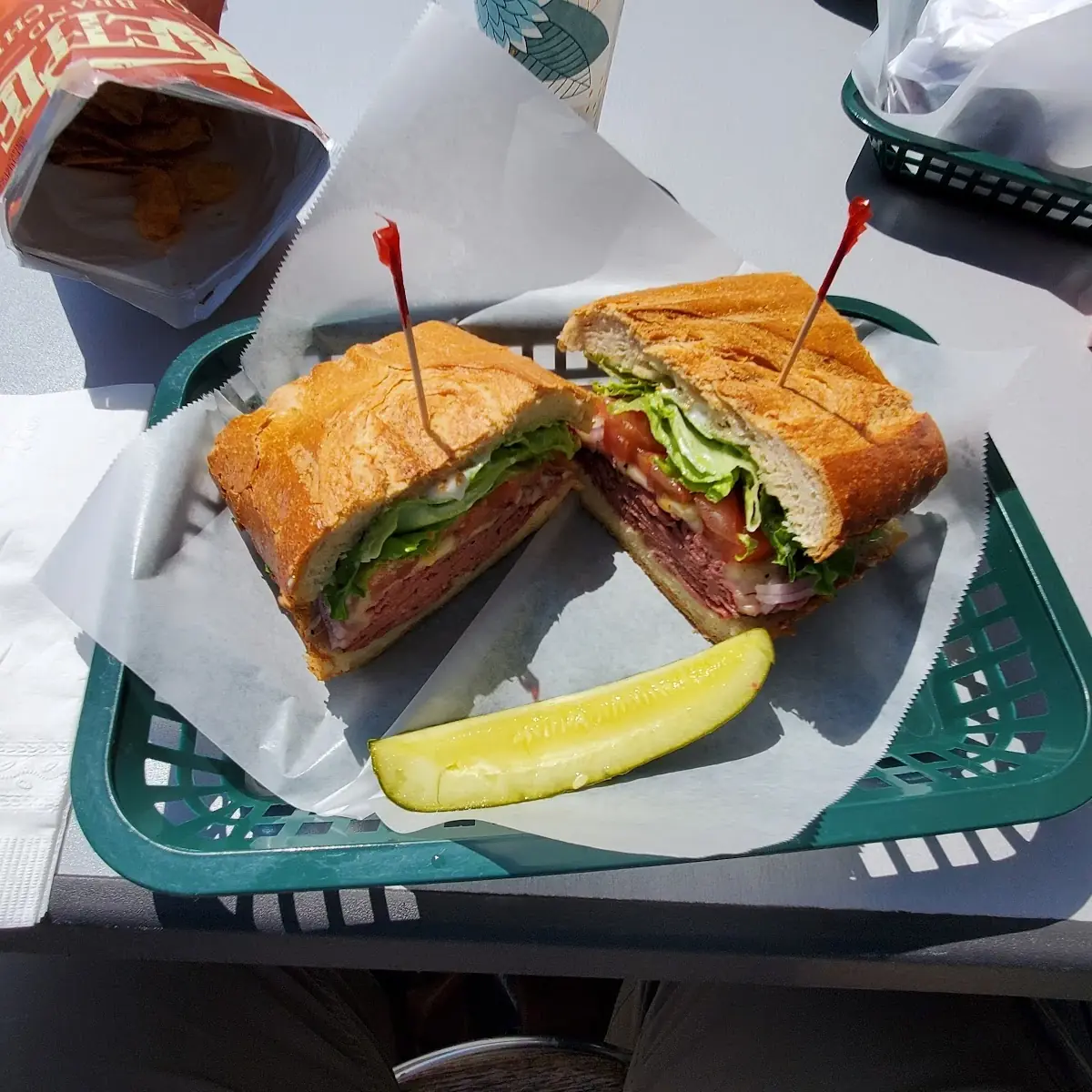 Pastrami Sandwich on Sourdough