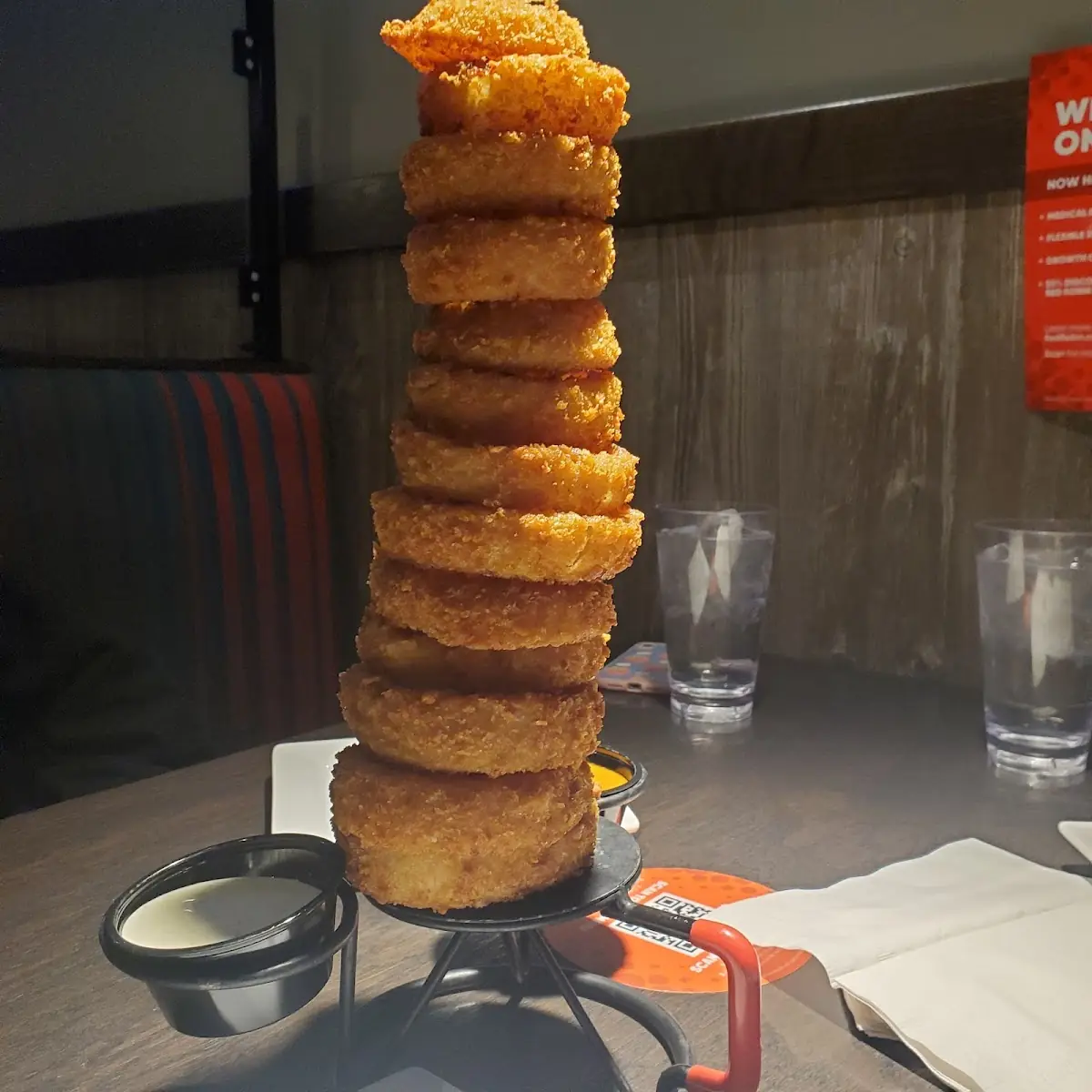Towering Onion Rings