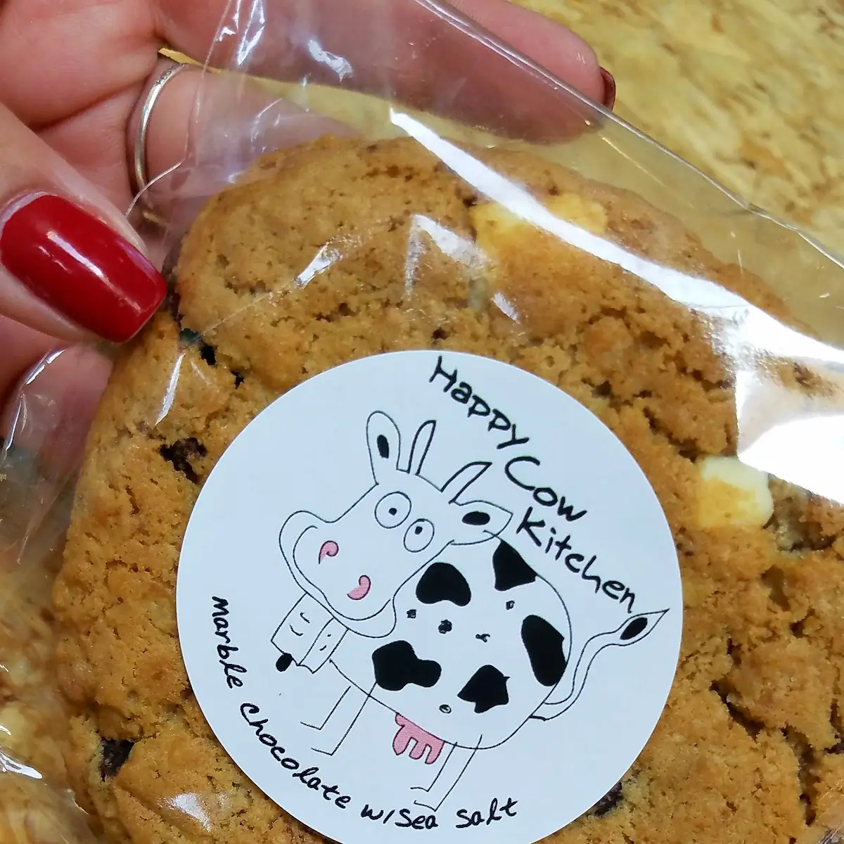 White & Milk Chocolate Cookie with Sea Salt