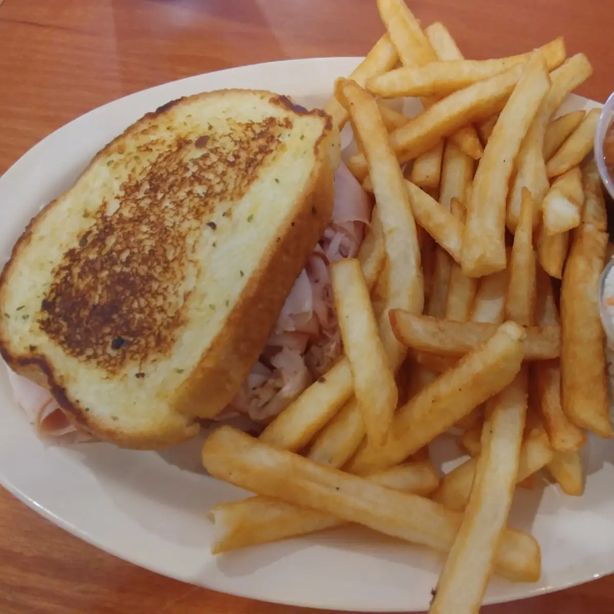 Pork Sandwich Special on Grilled Toast