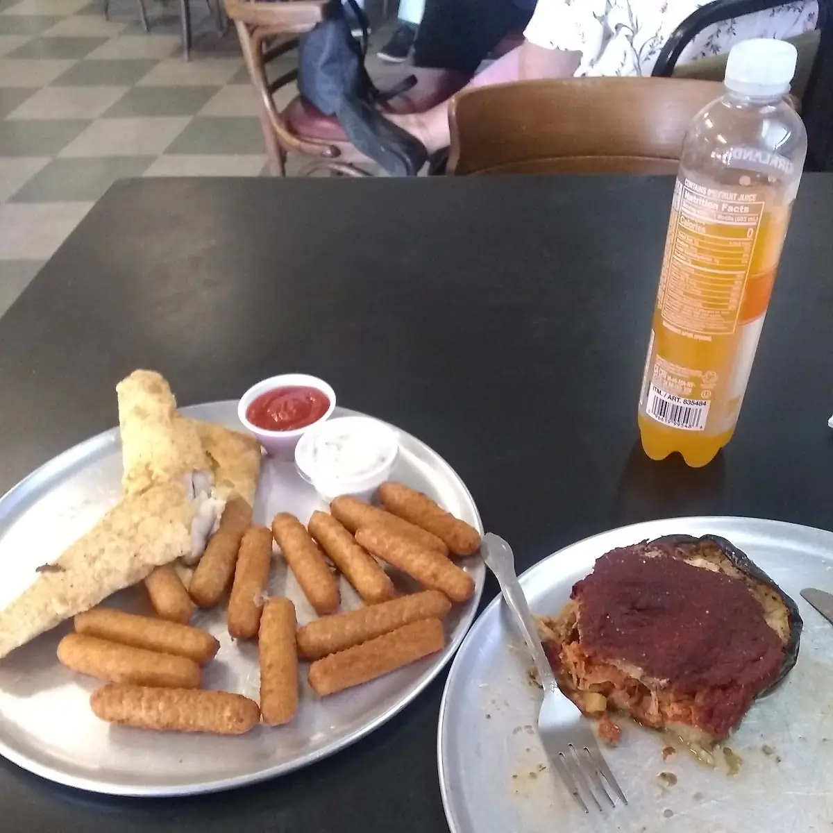 Haddock Fish and Mozz Sticks
