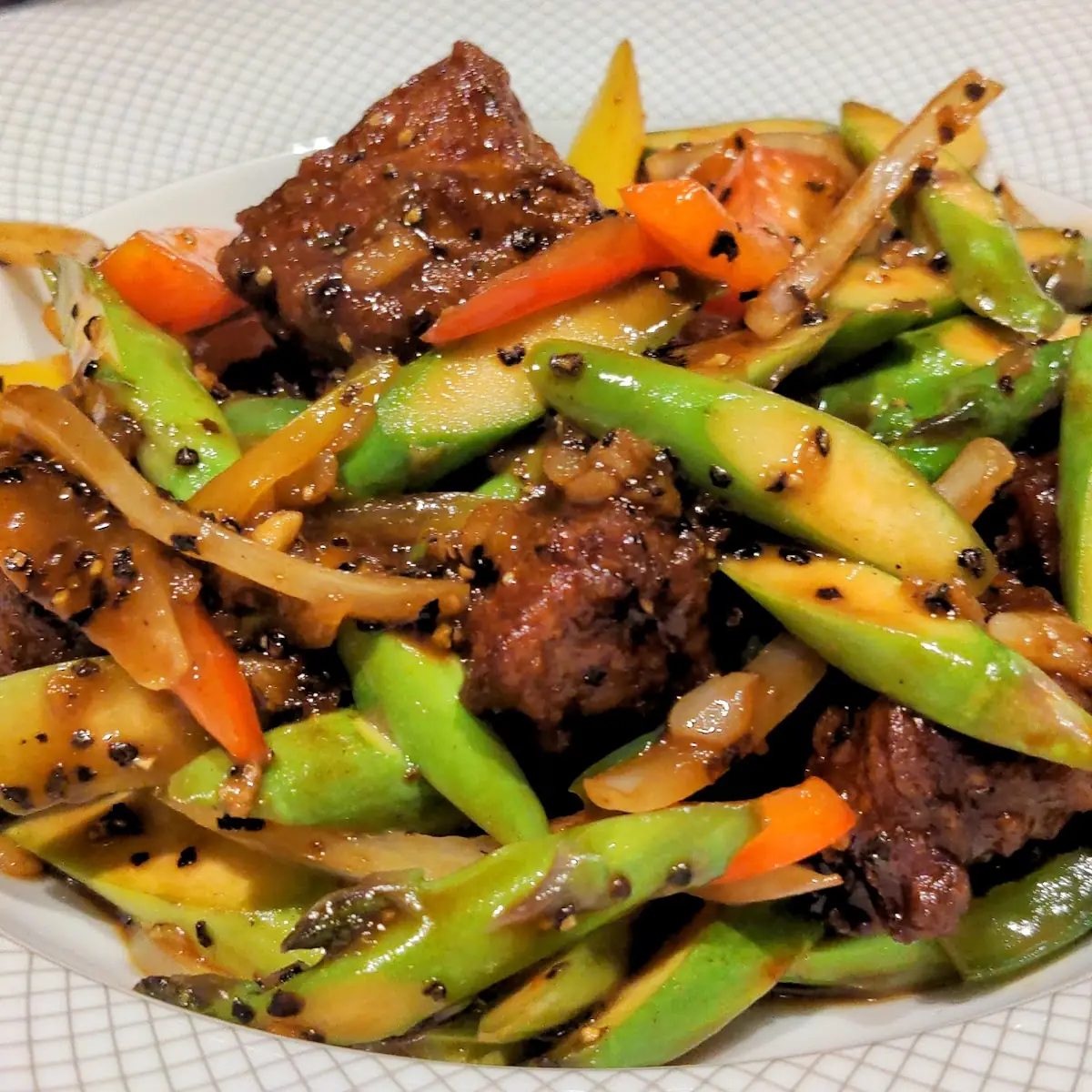 Black Pepper Steak & Asparagus