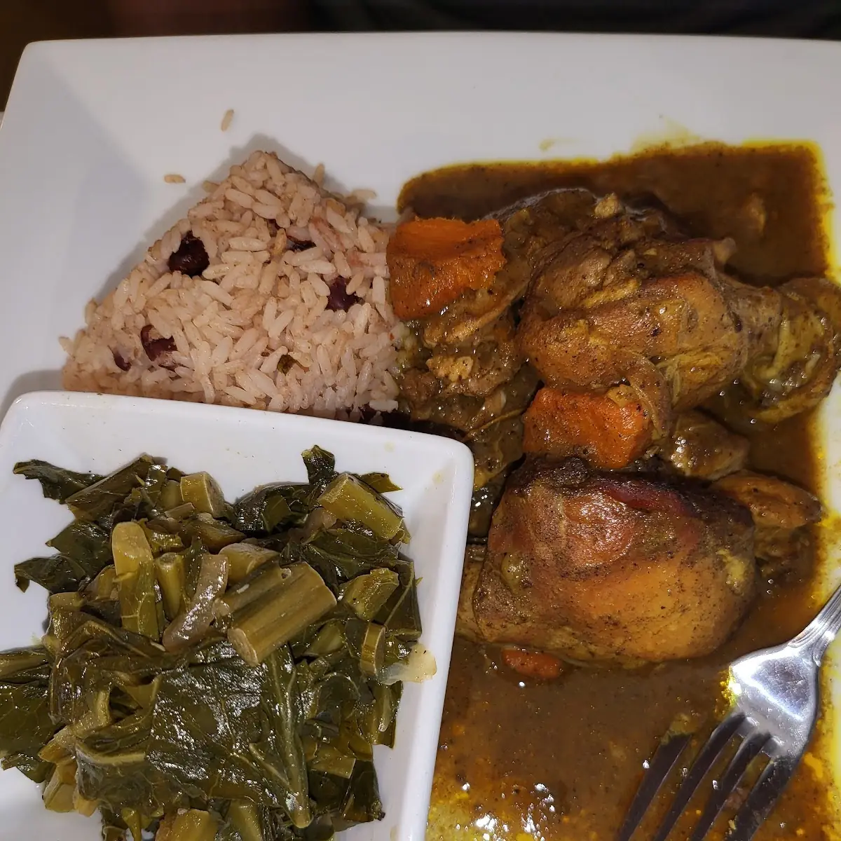 Curry Chicken Rice and Beans
