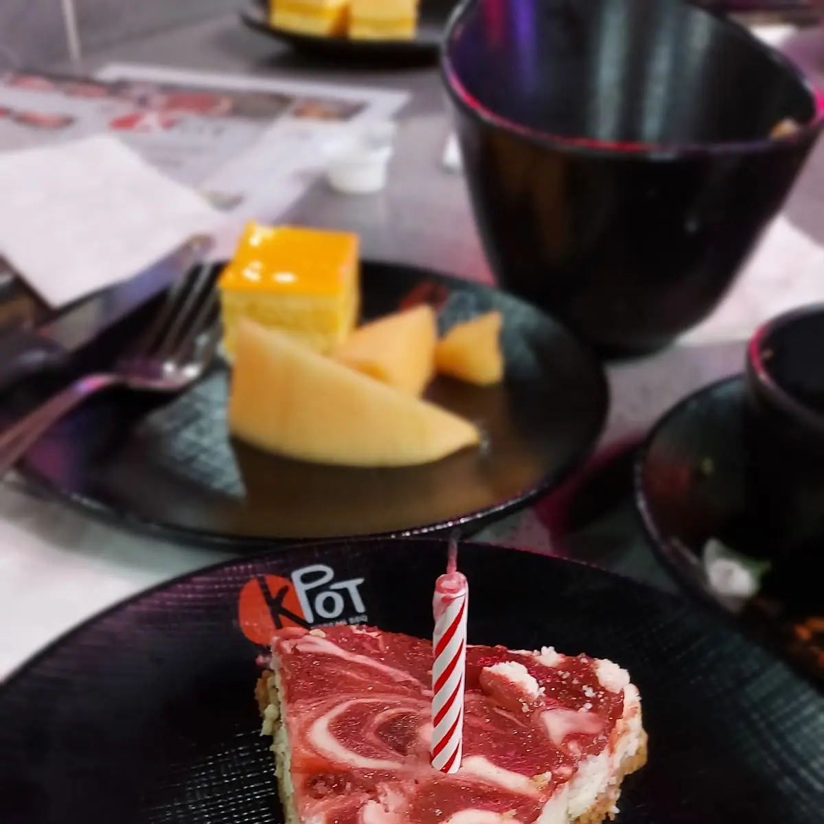 Bday Cheesecake Slice