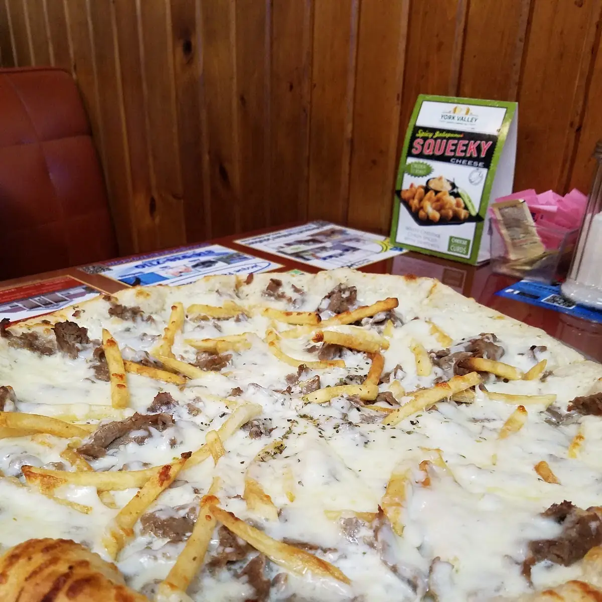 Steak and Cheese Pizza