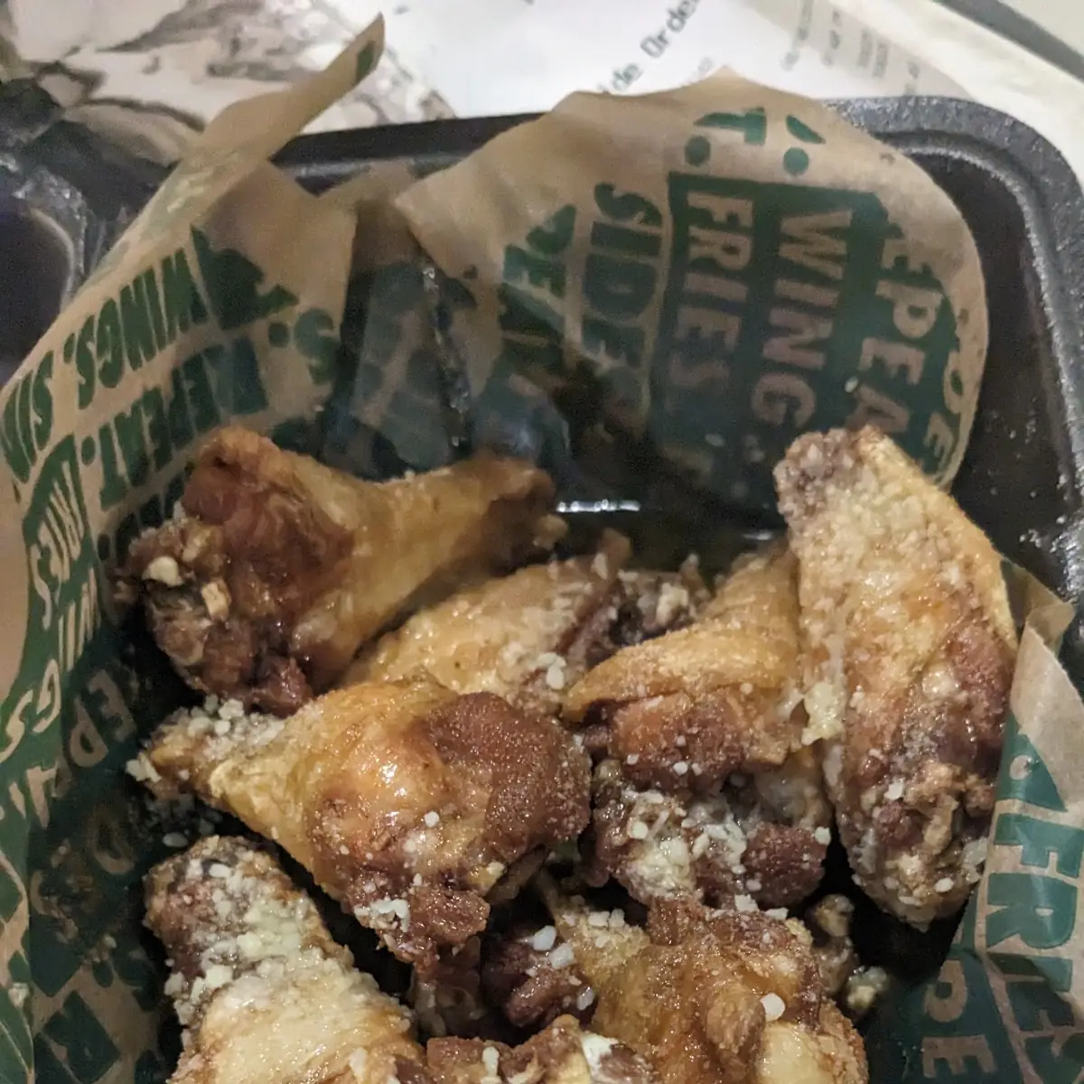 Parmigiano Garlic Parmesan Wings