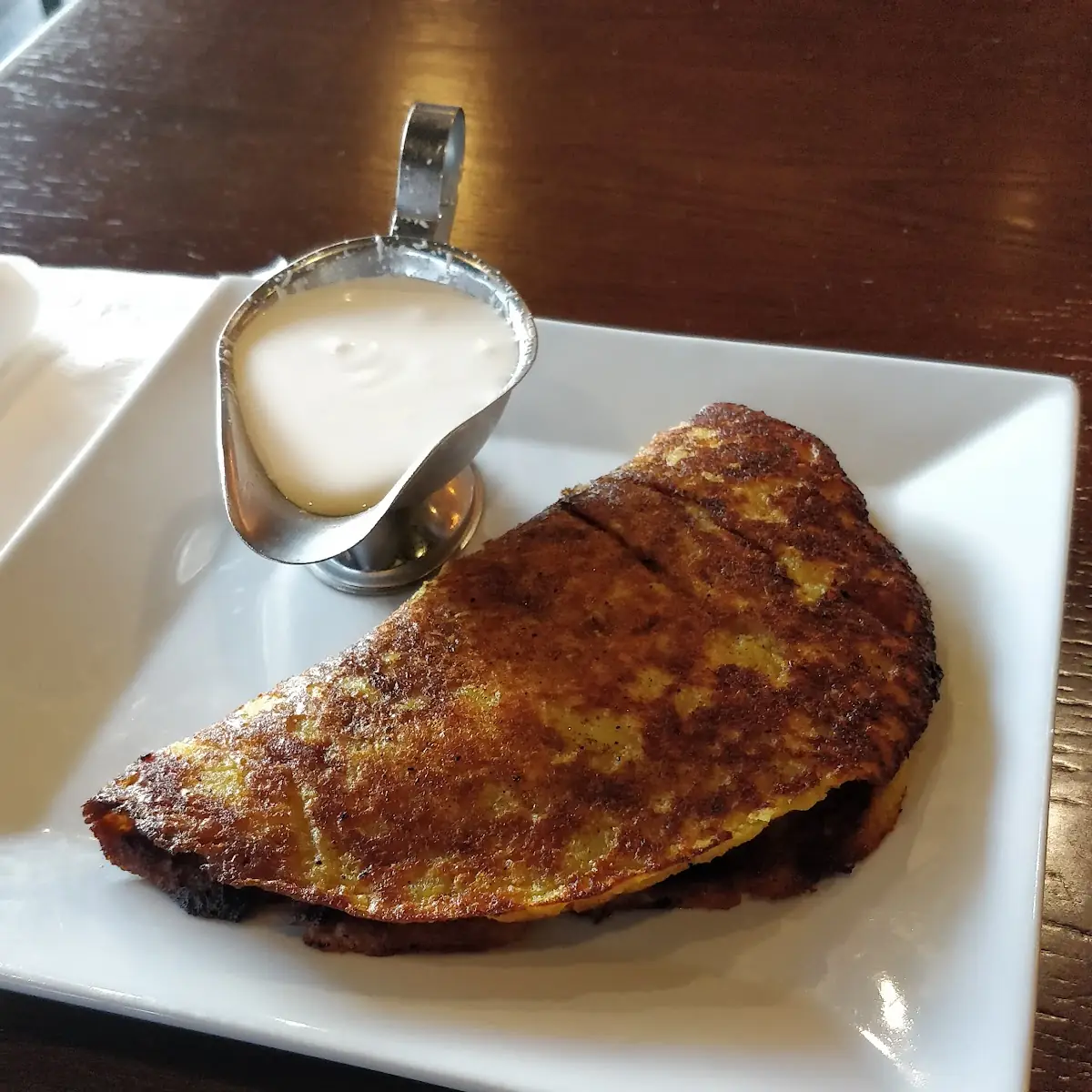 Cachapa Con Doble Queso with Double Cheese