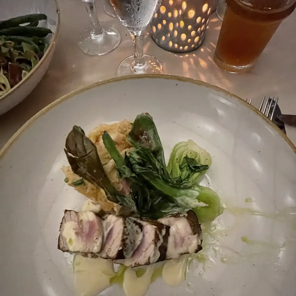 Pan Seared Yellow Fin Tuna