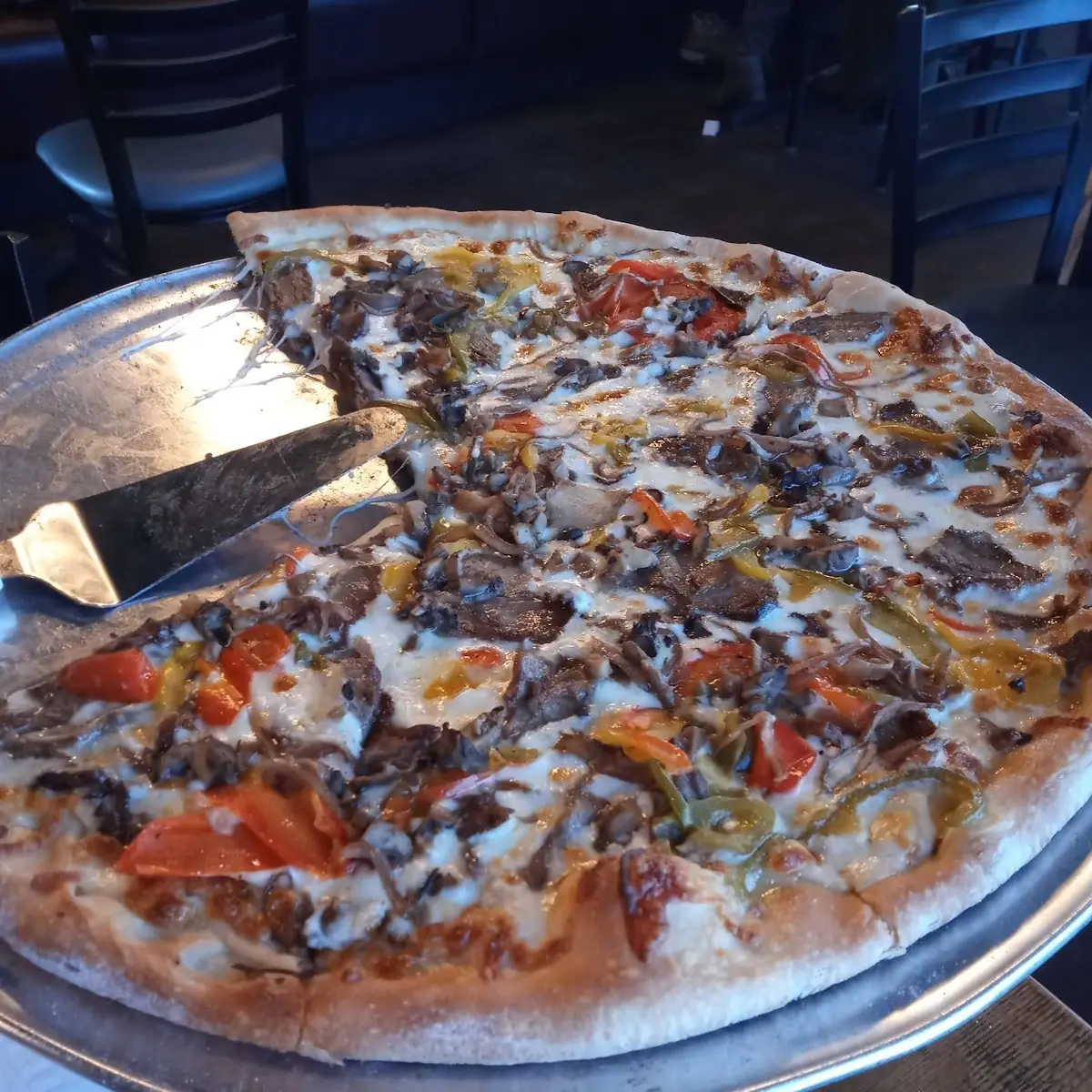 Philly Cheesesteak Pizza