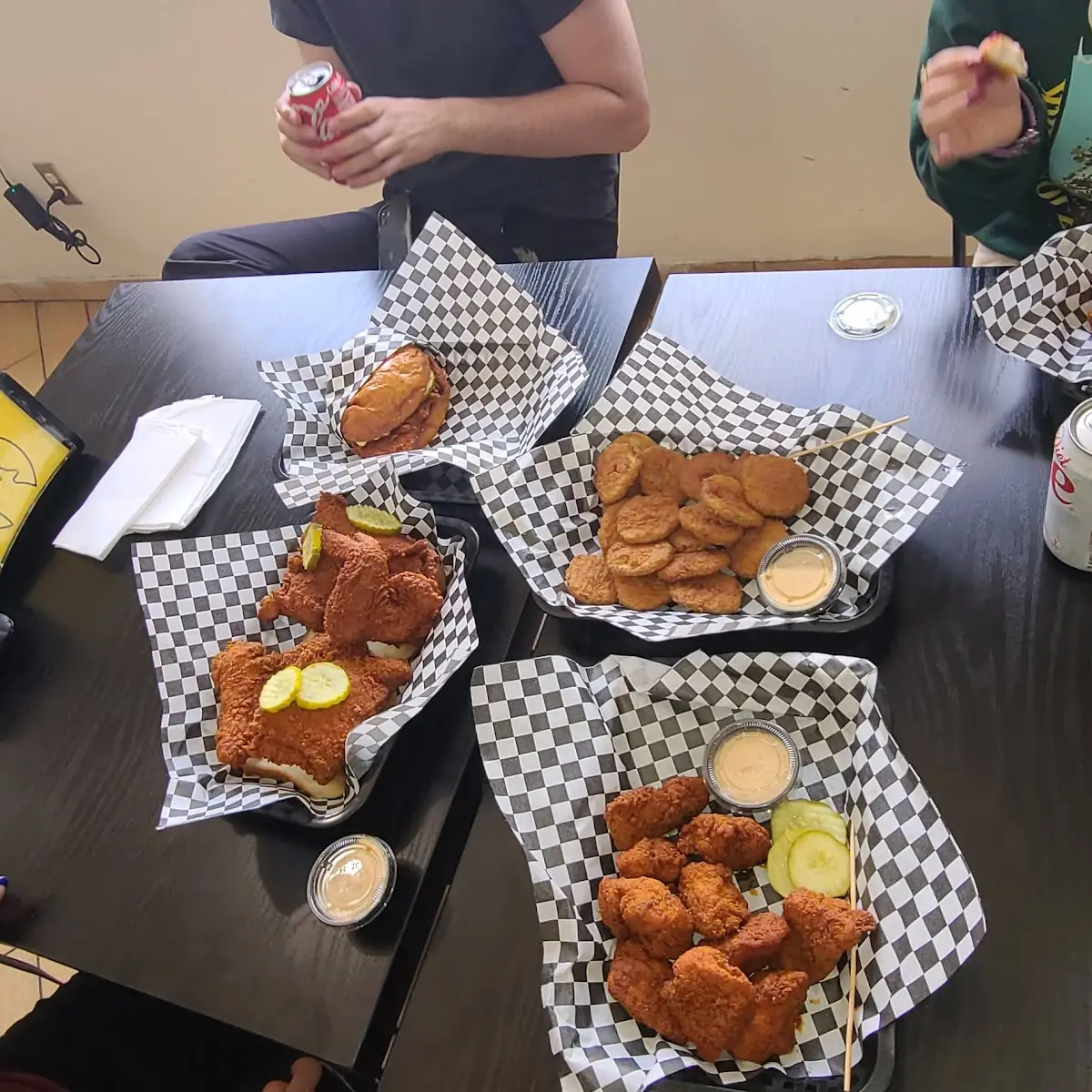 Fried Chicken Fried Pickels Fried Tenders
