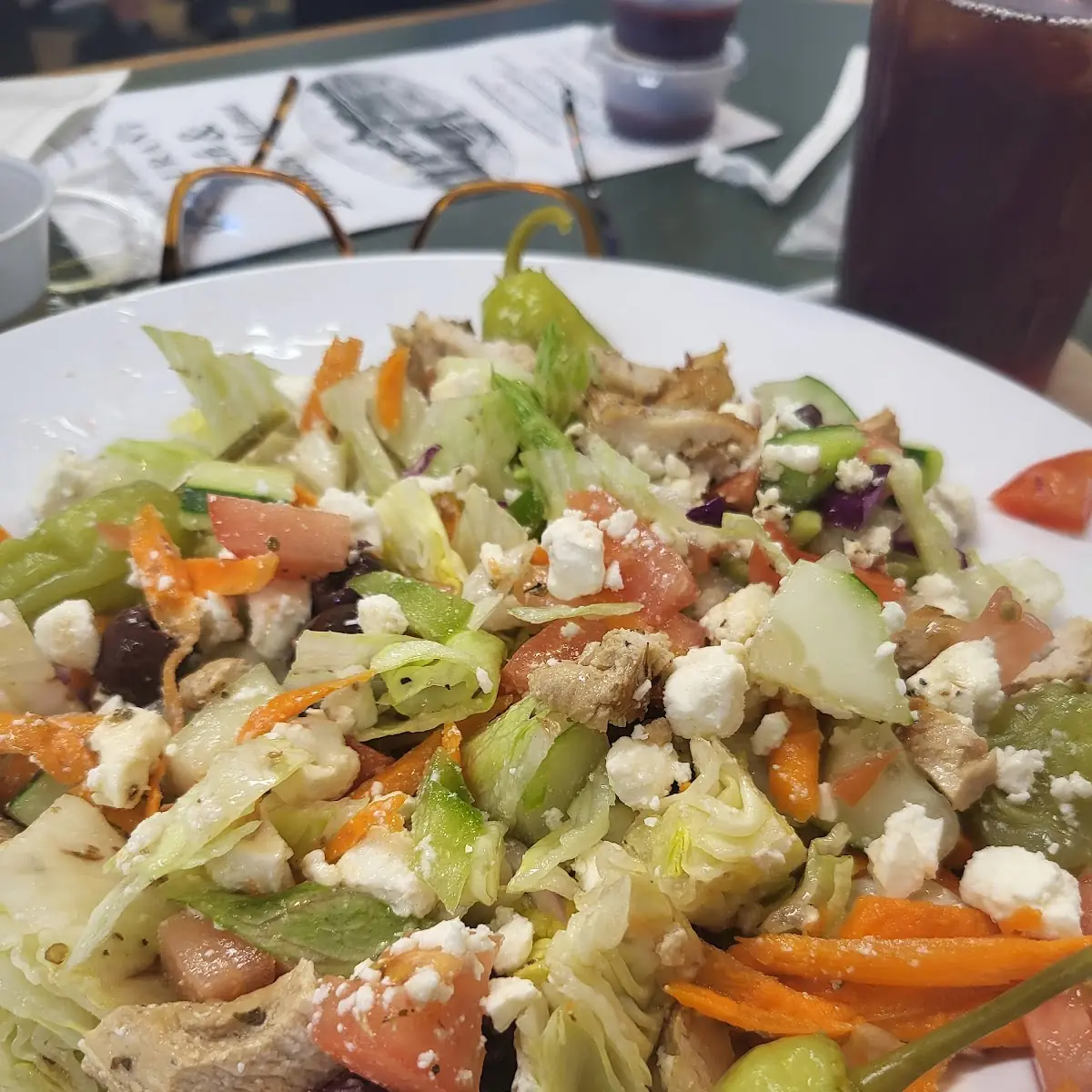 Greek Salad with Chicken