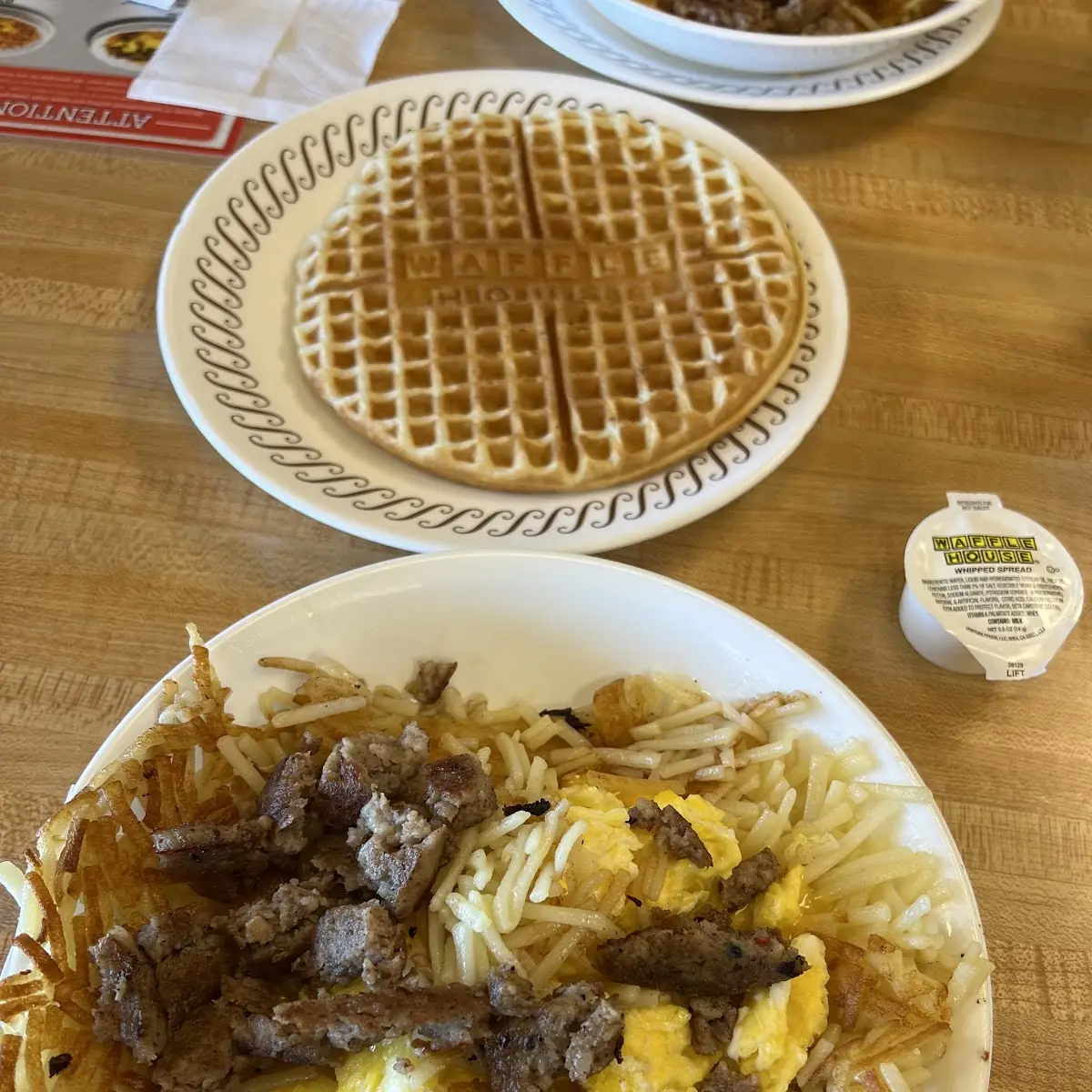 Sausage Egg & Cheese Hashbrown Bowl