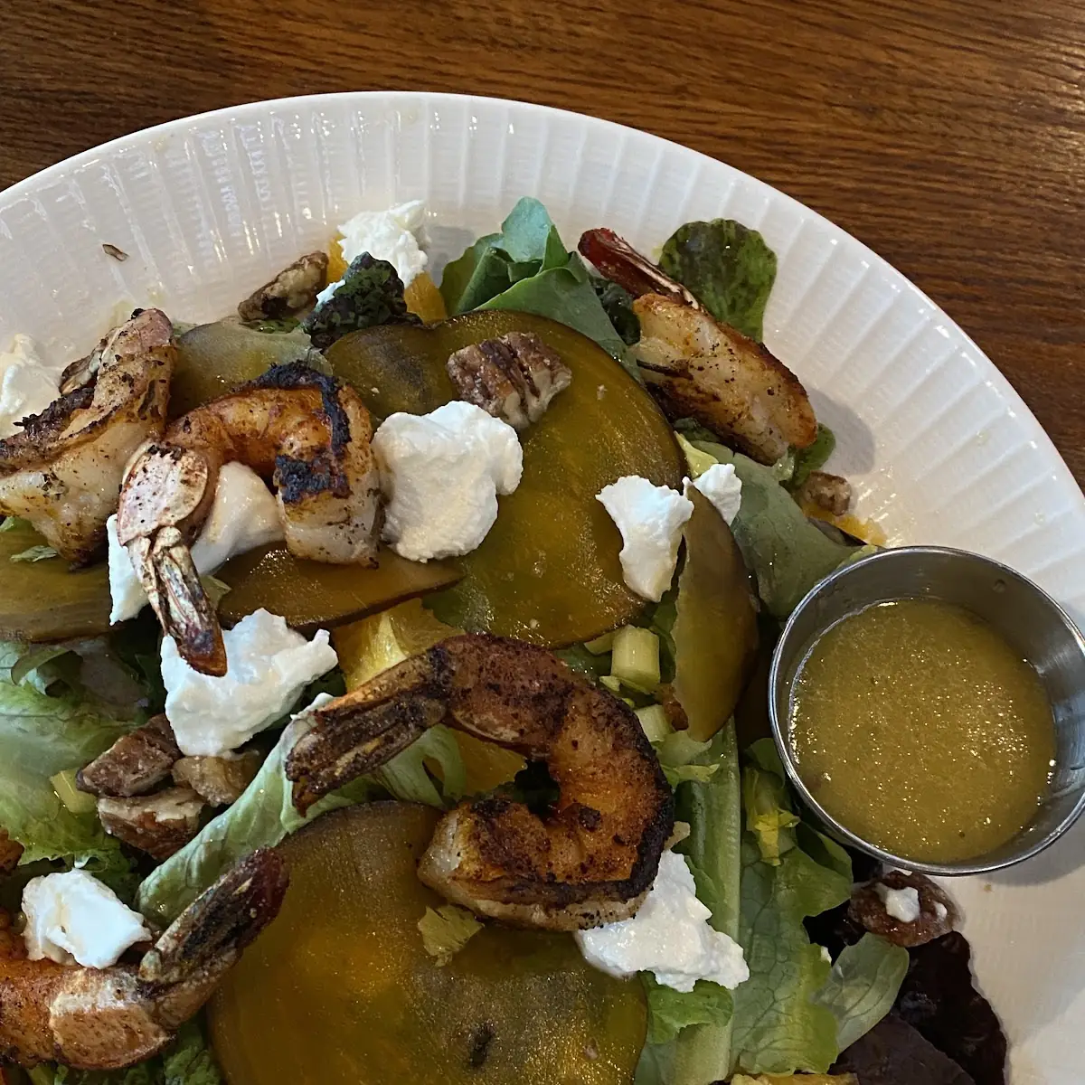 Harvest Salad with Blackened Shrimp