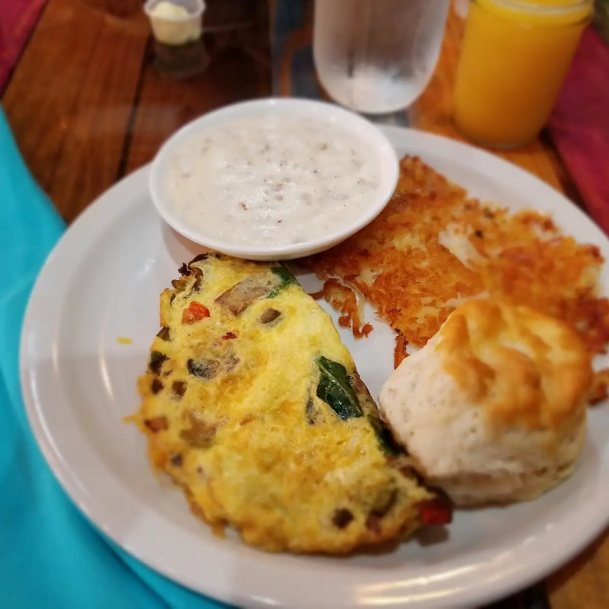 Veggie Omelette Hash Browns
