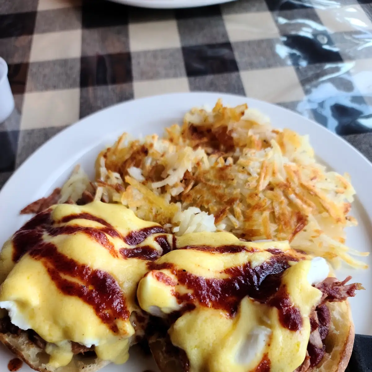 BBQ Pork Egg Benedict