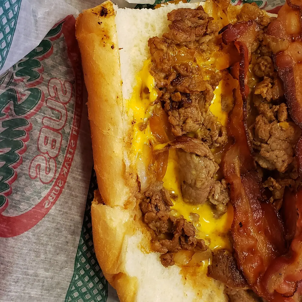 Cheesesteak Bacon Fried Onions