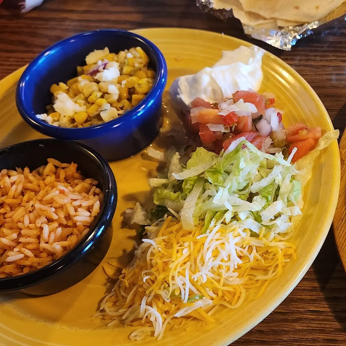 Steak Chicken and Shrimp Fajitas