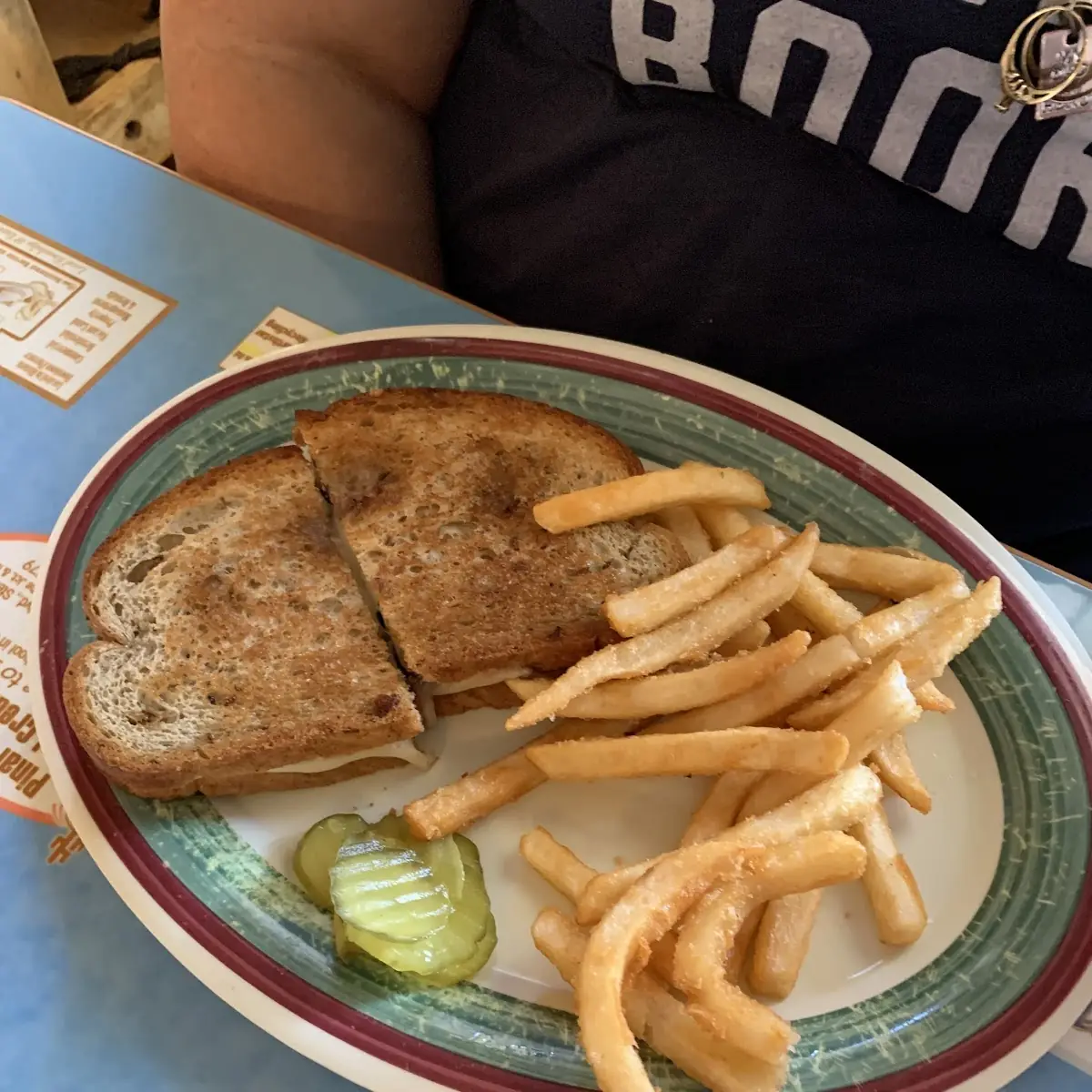 Grilled Cheese Fries & Fruit