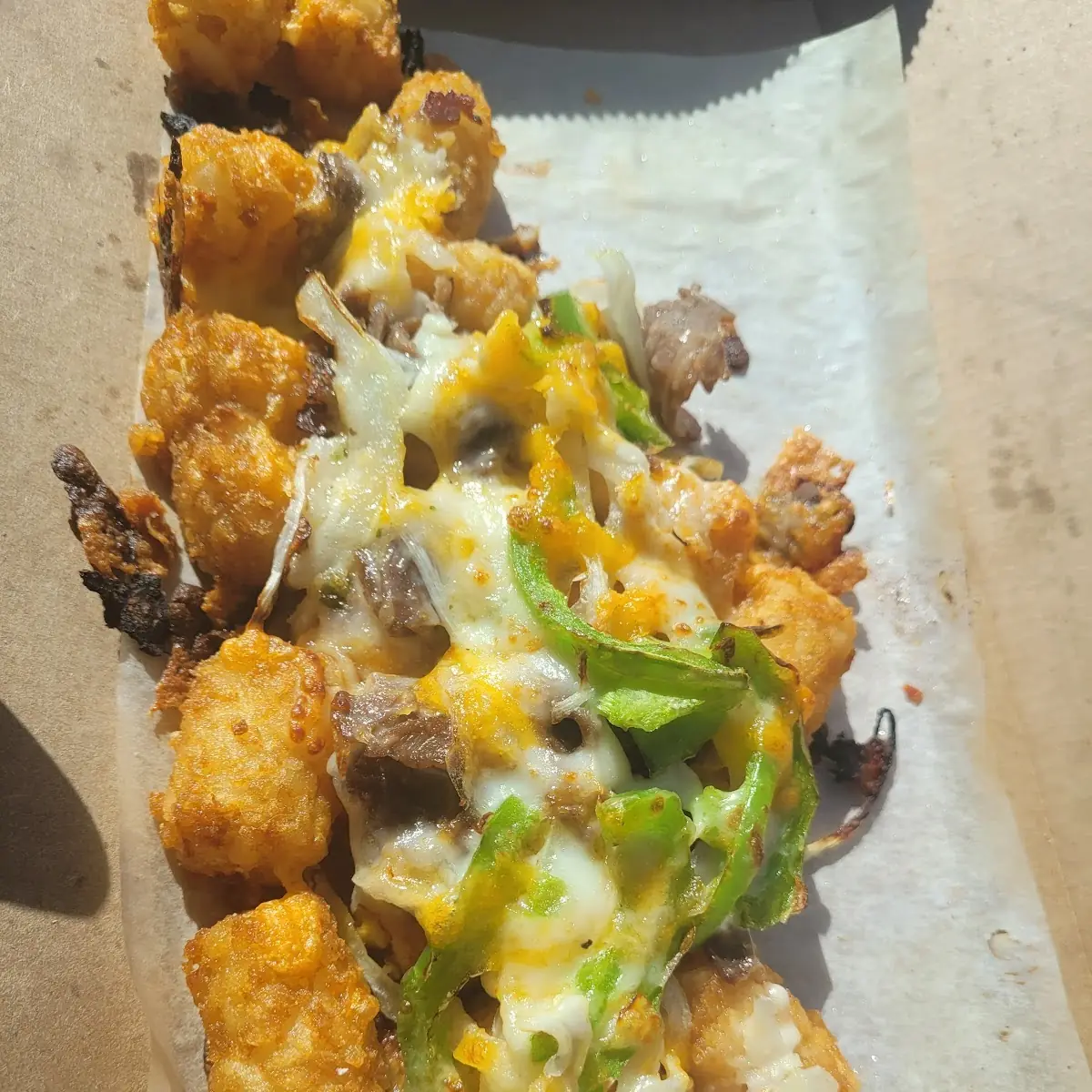 Philly Cheesesteak Tots