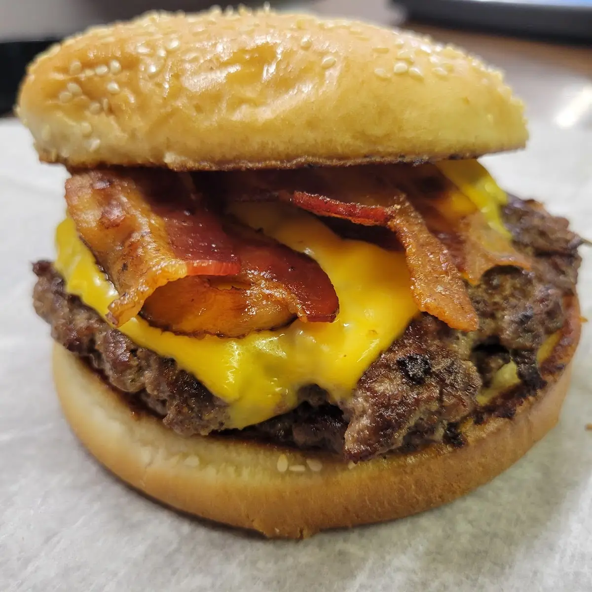 Certified Angus Double Bacon Cheeseburger