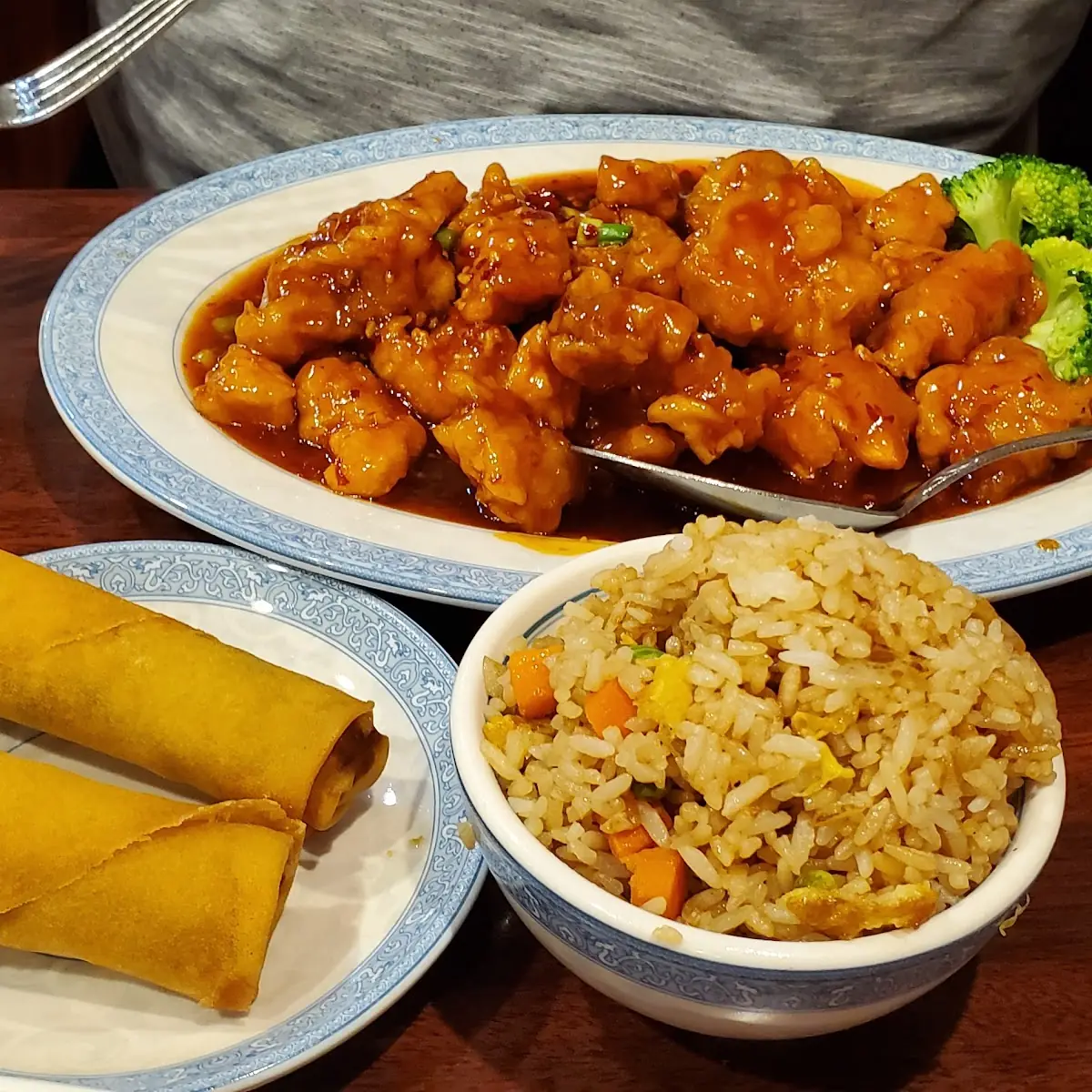 General TSO Chicken Egg Roll
