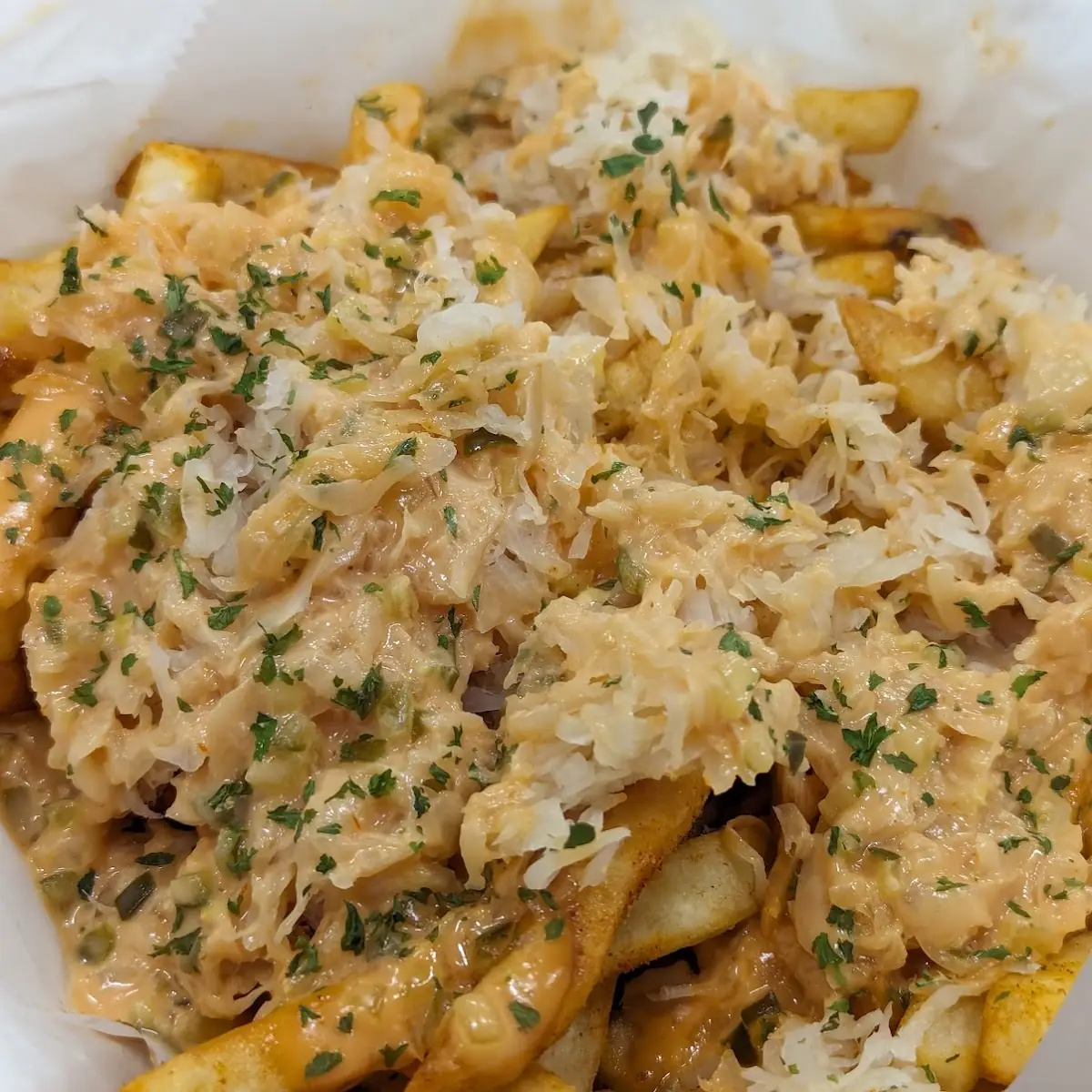 Rueben Loaded Fries