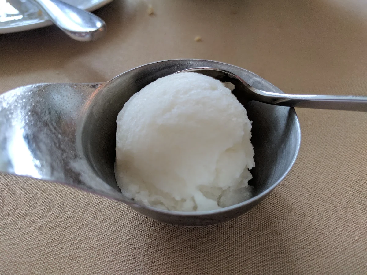 Homemade Sorbet, Restaurant Le Surcouf