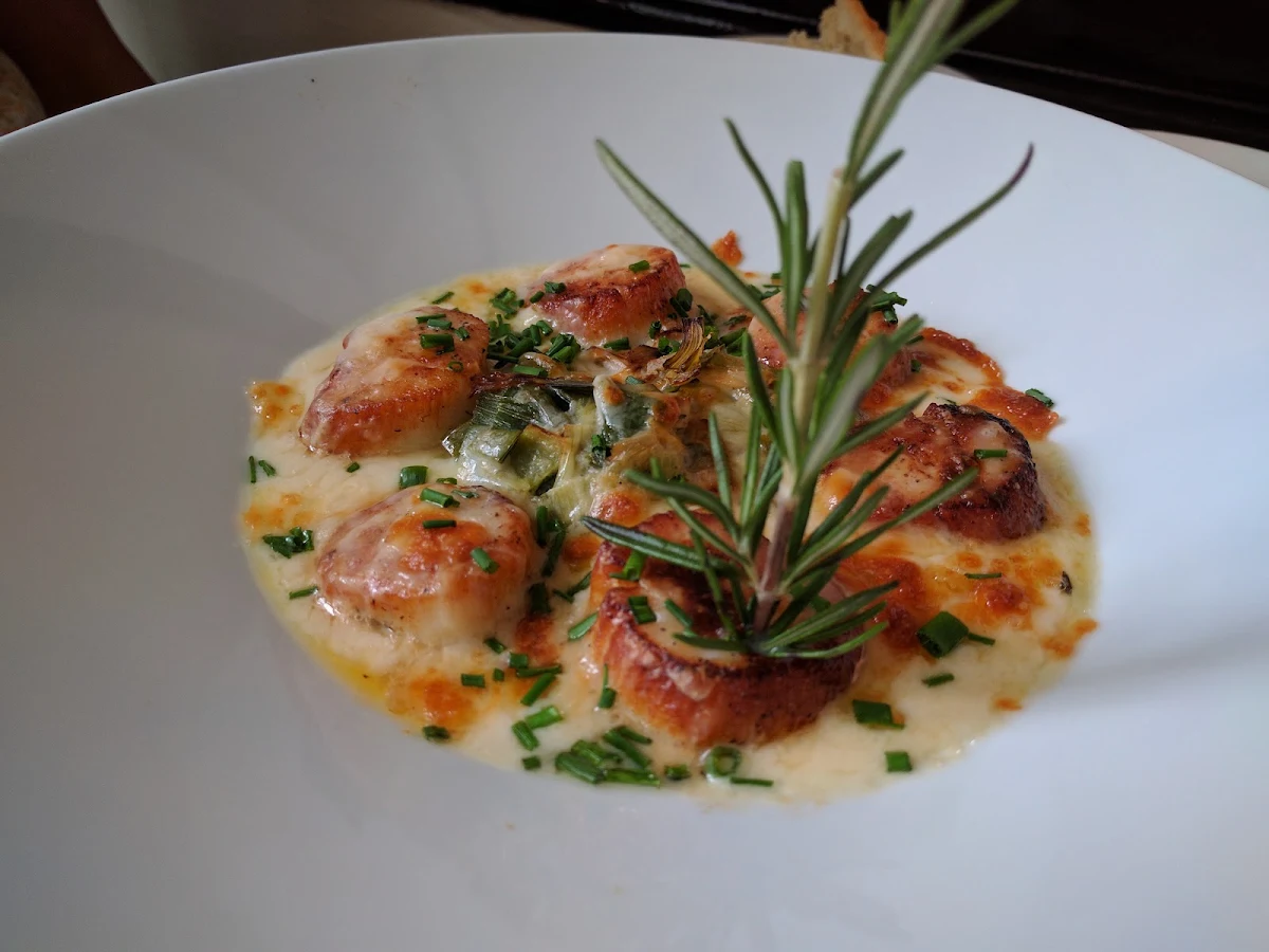 Seafood Rotolos with Lobster Sauce, Restaurant Le Surcouf